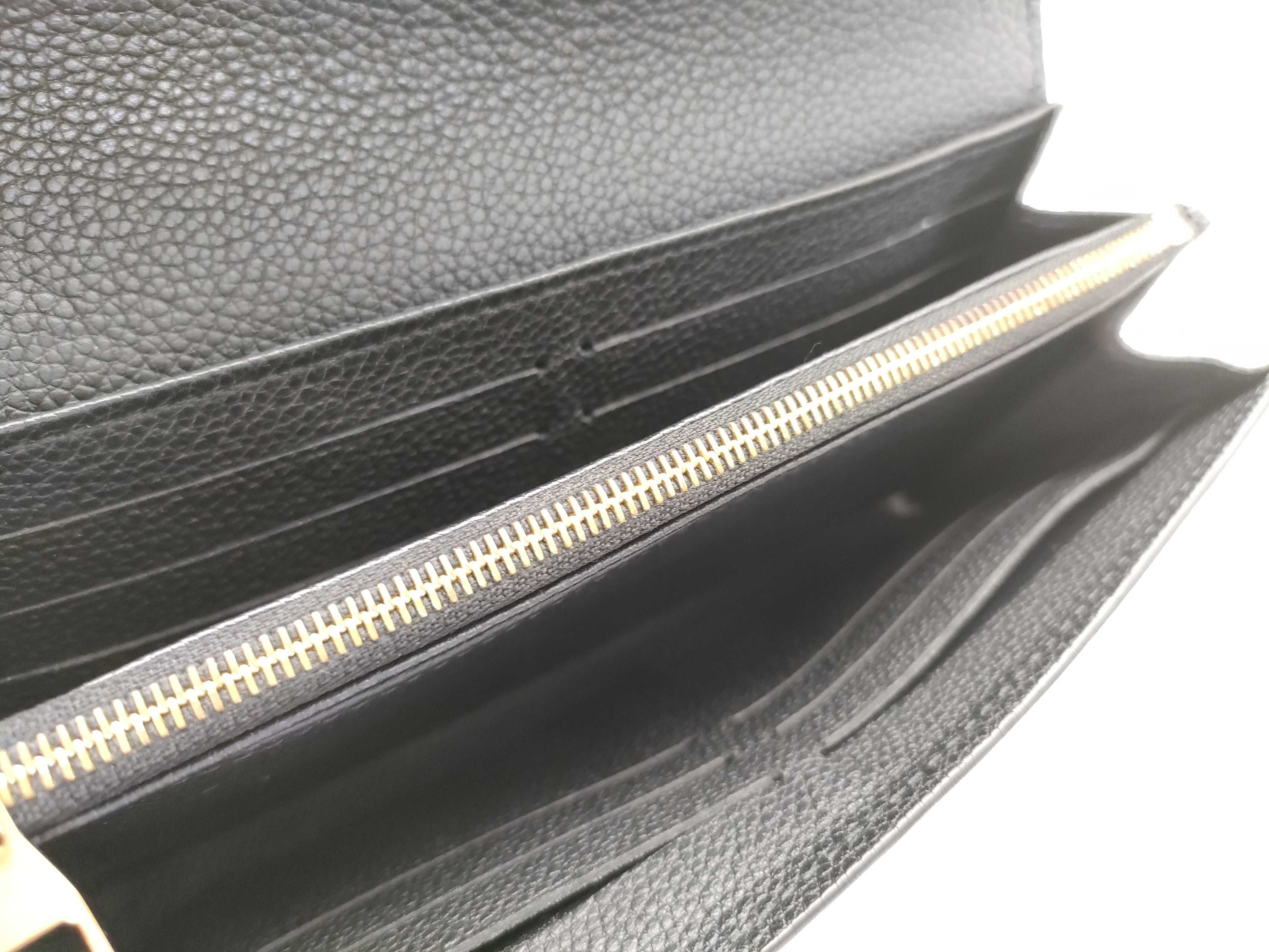 LV Feuille Sarah Noir Long Wallet M61182 Wallet — view 7