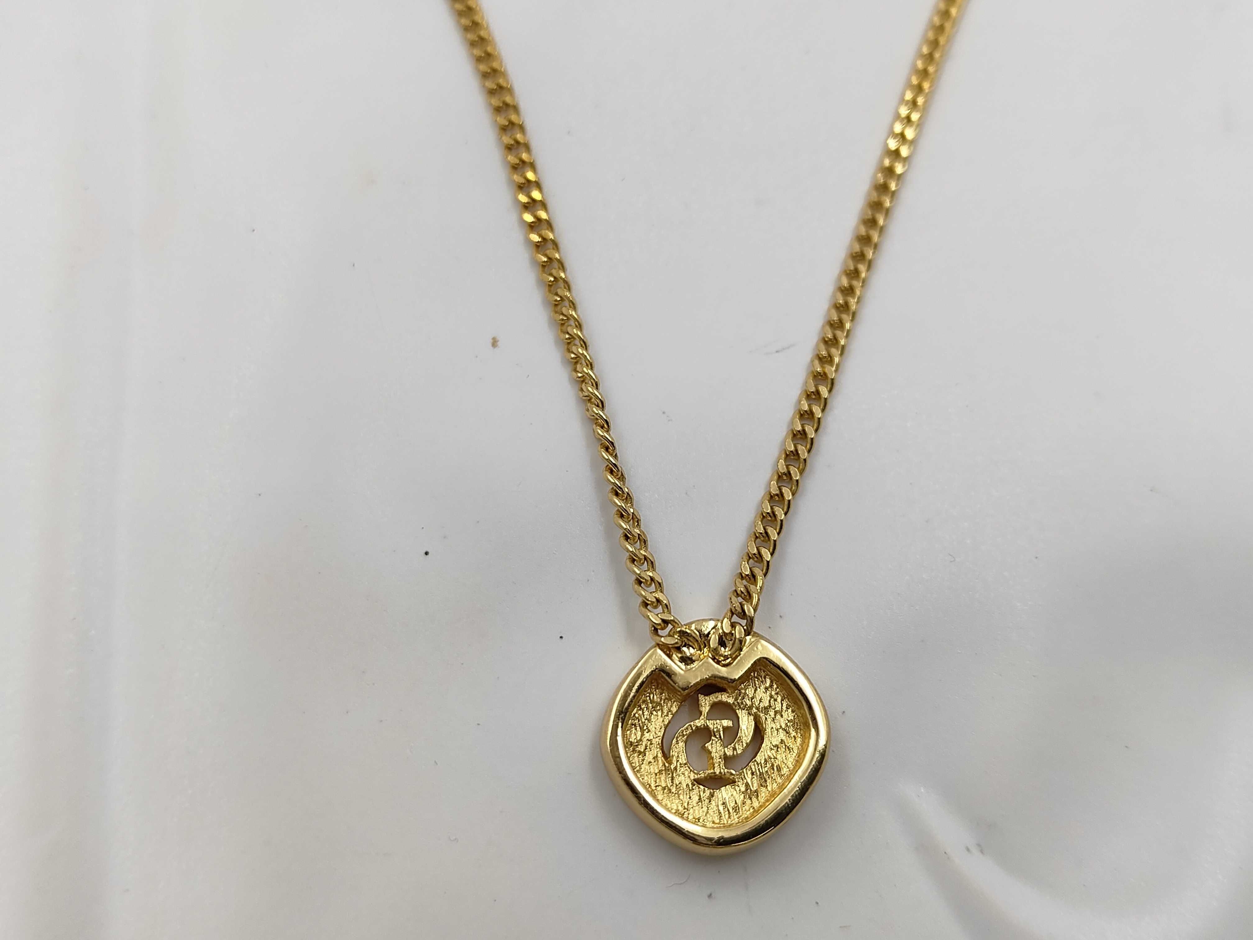 Necklace CD Rhinestone GP Necklace — view 2