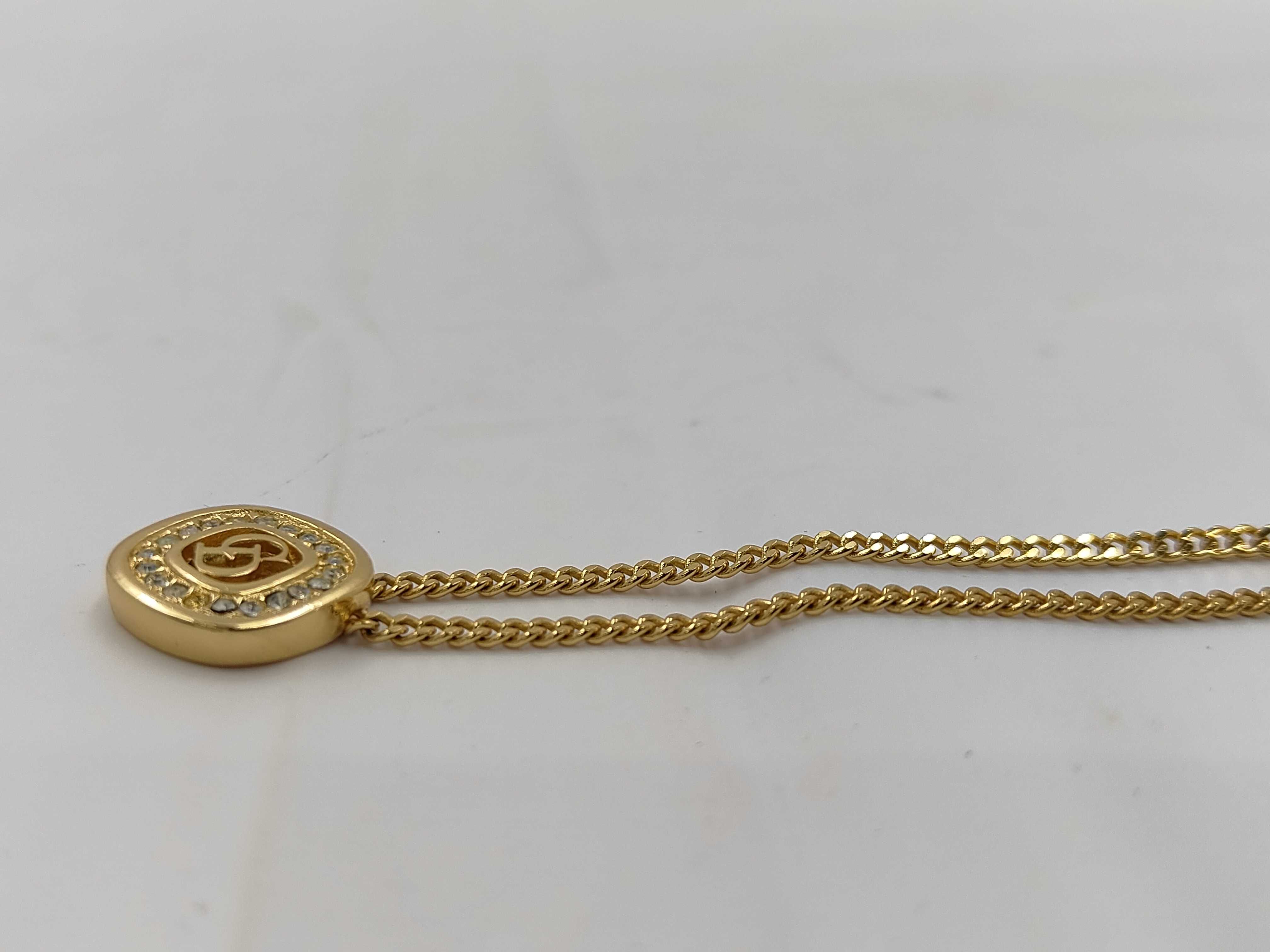 Necklace CD Rhinestone GP Necklace — view 3