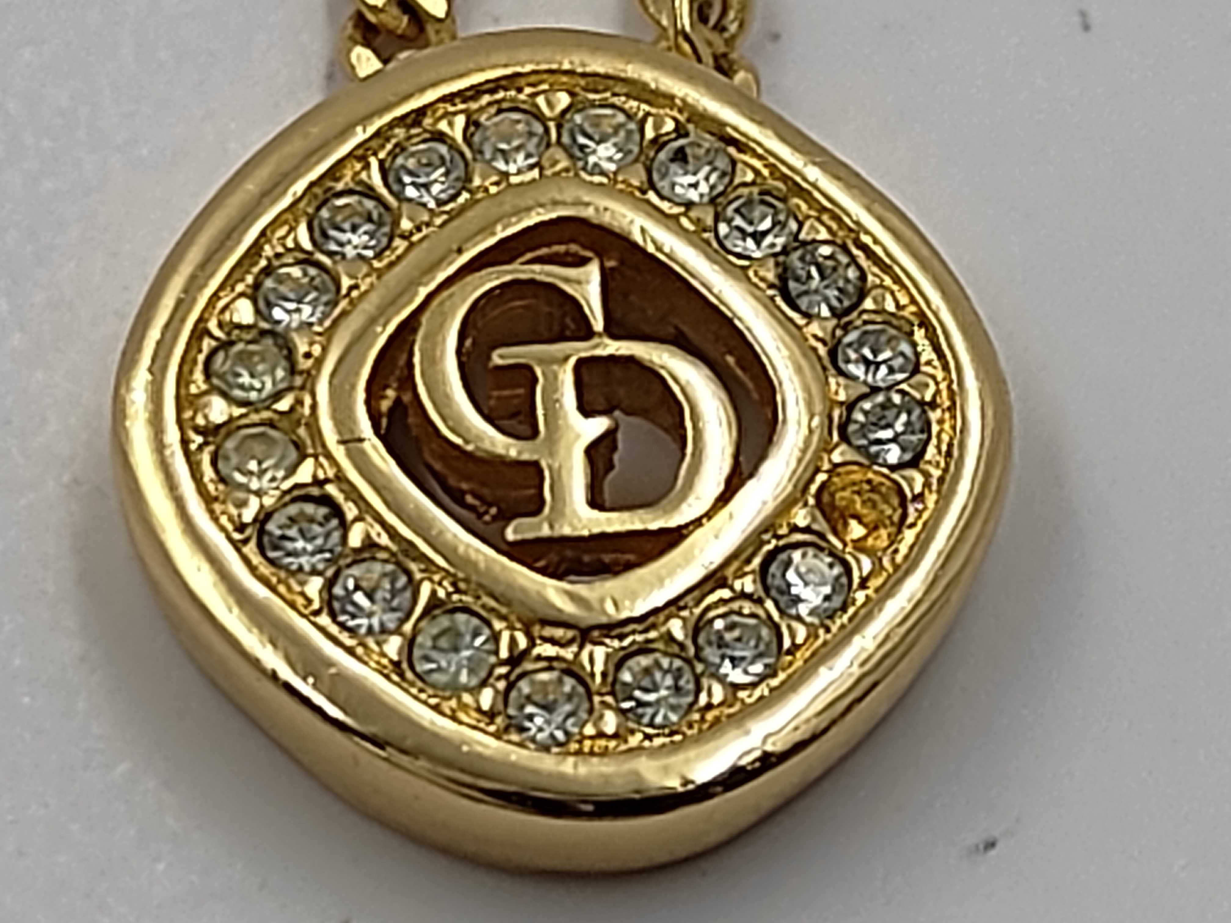 Necklace CD Rhinestone GP Necklace — view 7