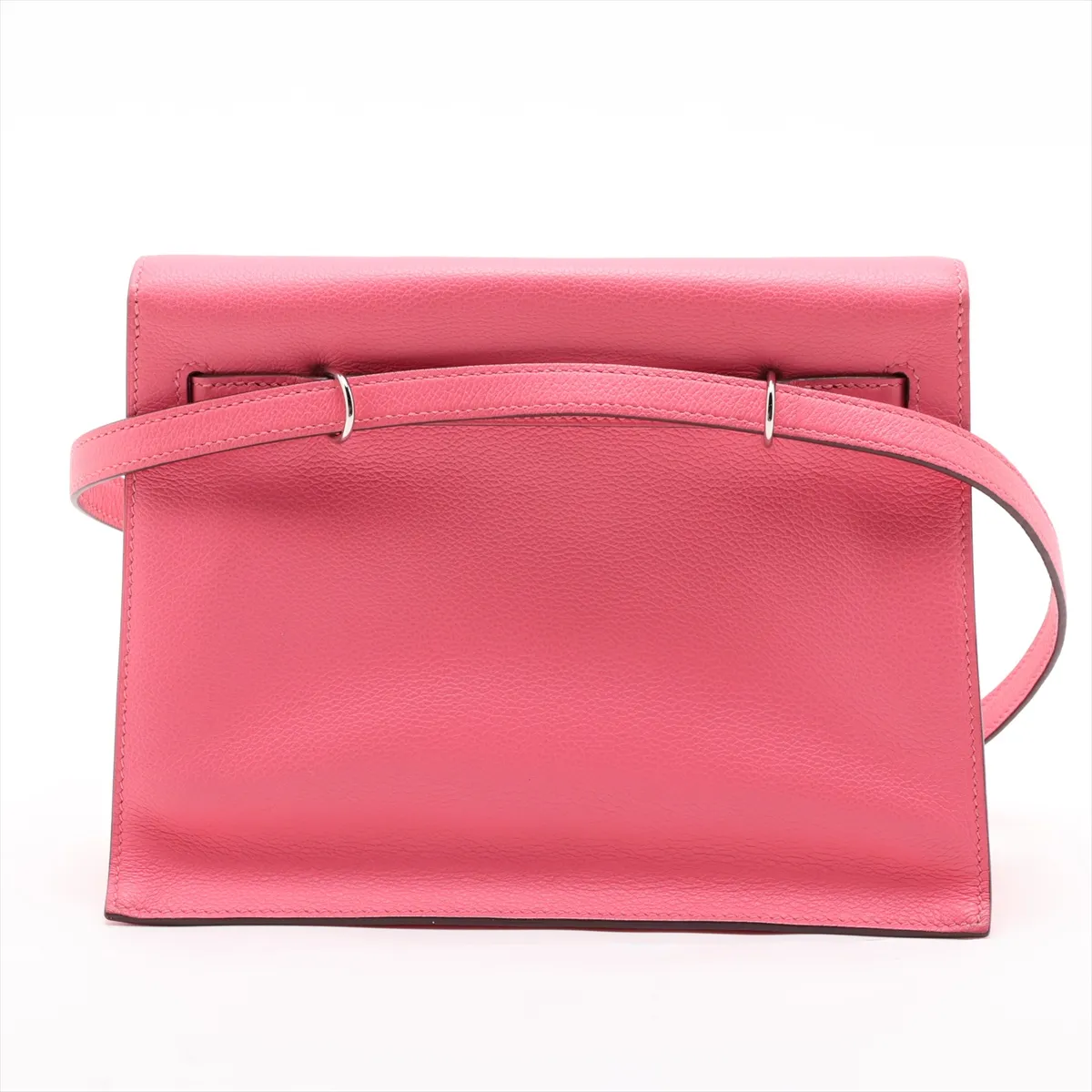 [Individually packaged] Hermes Kelly Dance 2 Veau Evercolor Rose Azalee Silver Hardware D:2019 HD X75052 — view 2