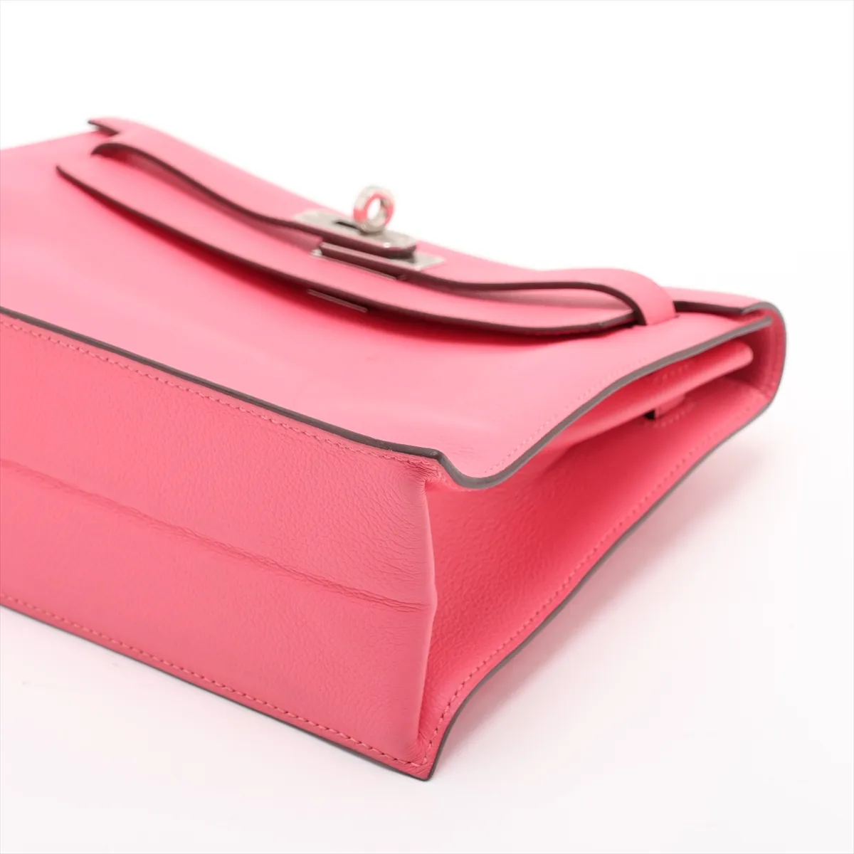 [Individually packaged] Hermes Kelly Dance 2 Veau Evercolor Rose Azalee Silver Hardware D:2019 HD X75052 — view 3
