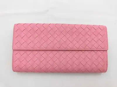 Pink Lambskin Wallet