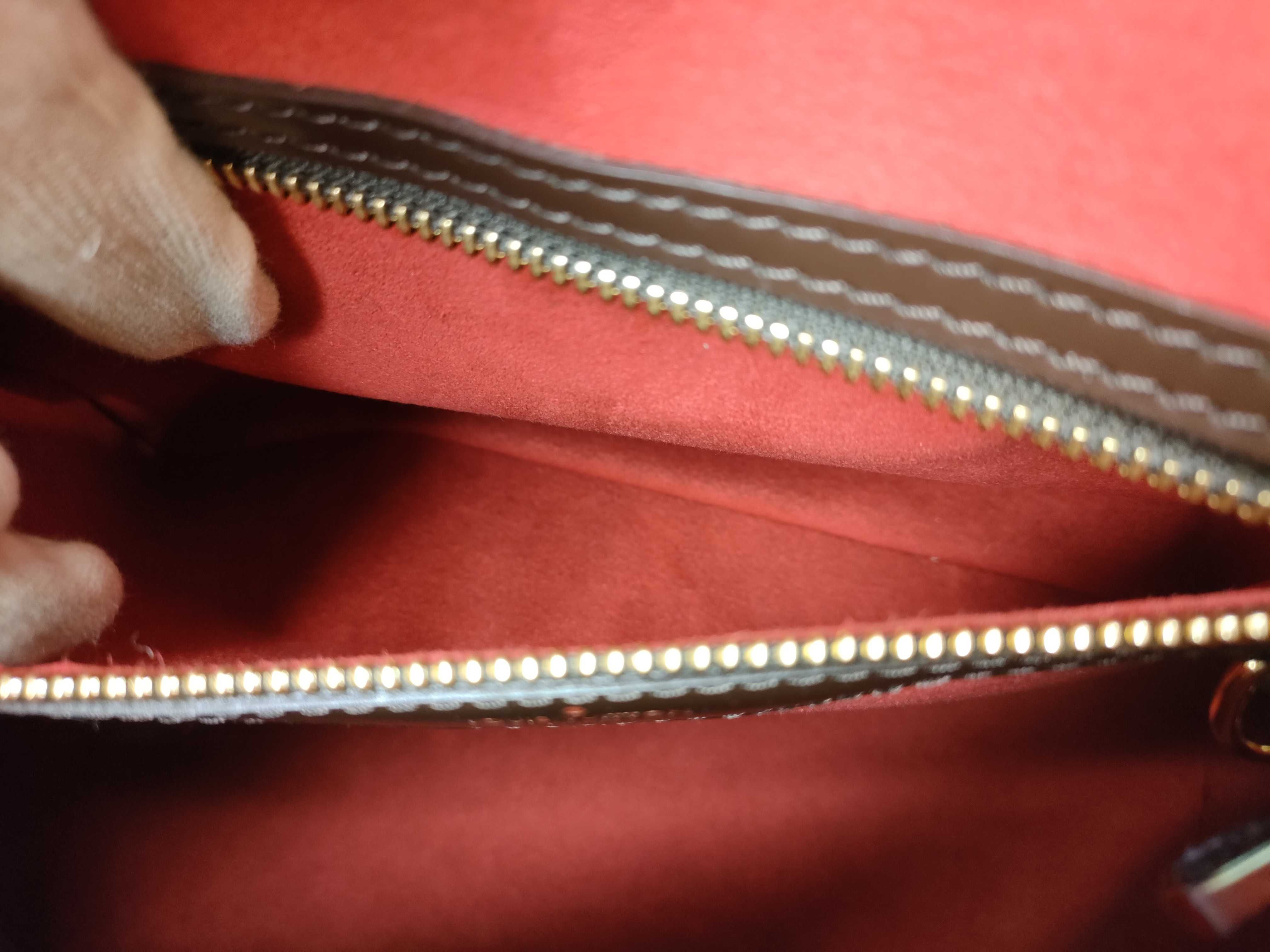 Damier Bergamo MM N41168 FL2141 Handbag — view 12