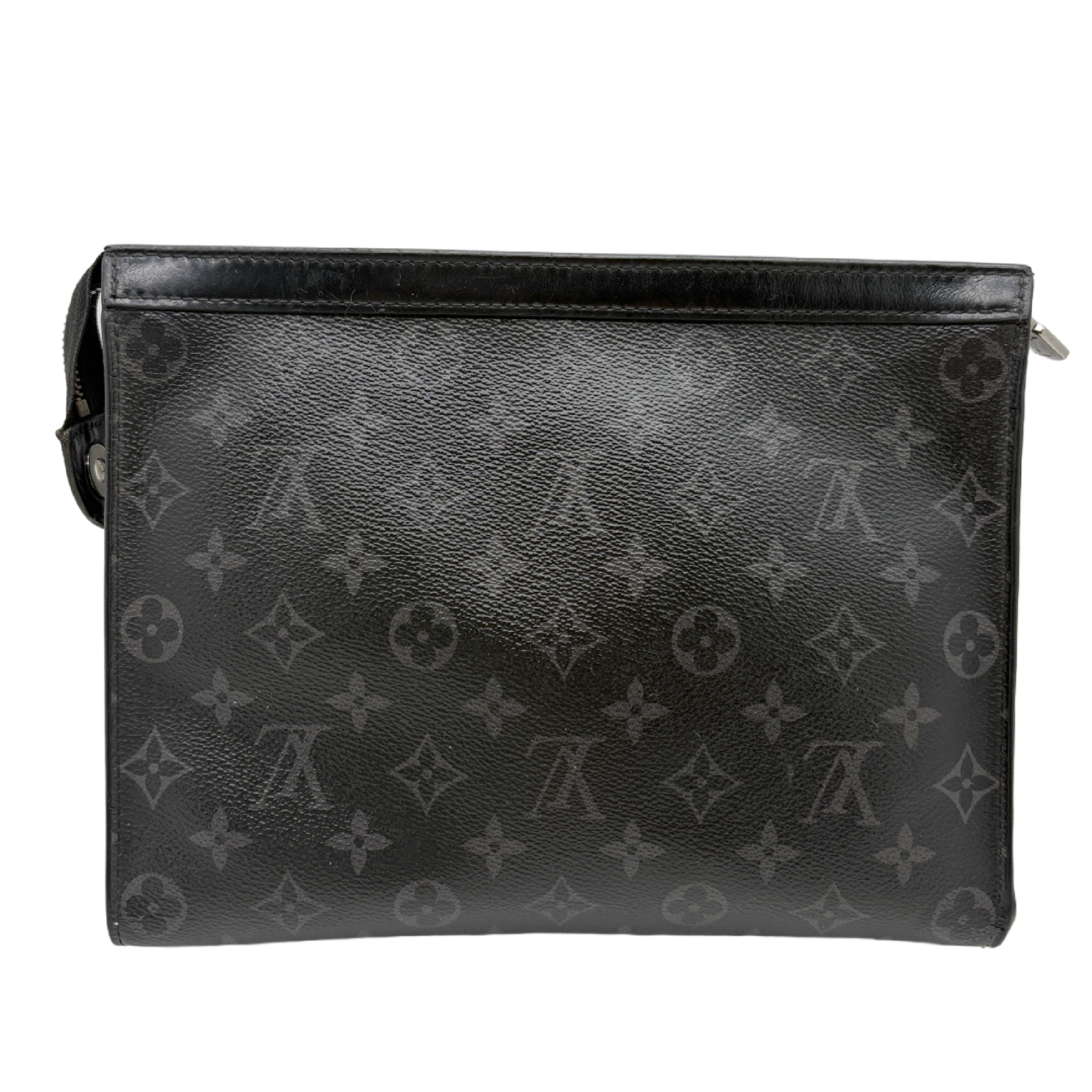 Monogram Eclipse Pochette Voyage MM Clutch Bag — view 2