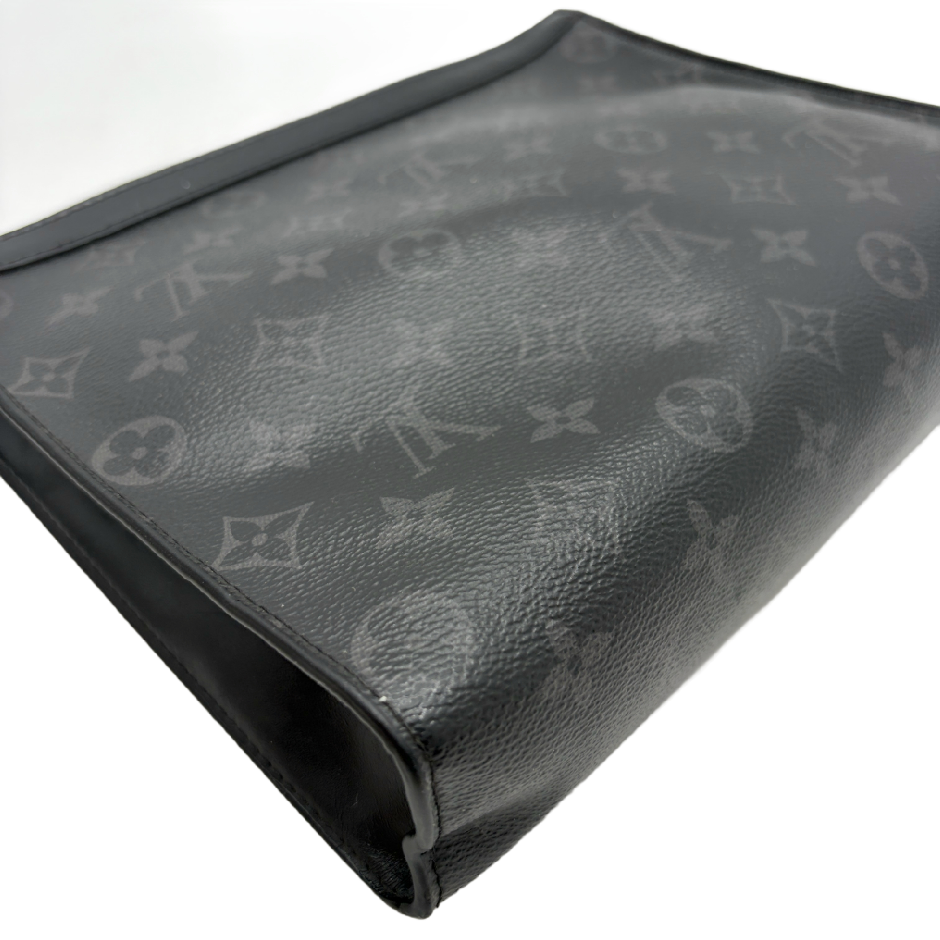 Monogram Eclipse Pochette Voyage MM Clutch Bag — view 4
