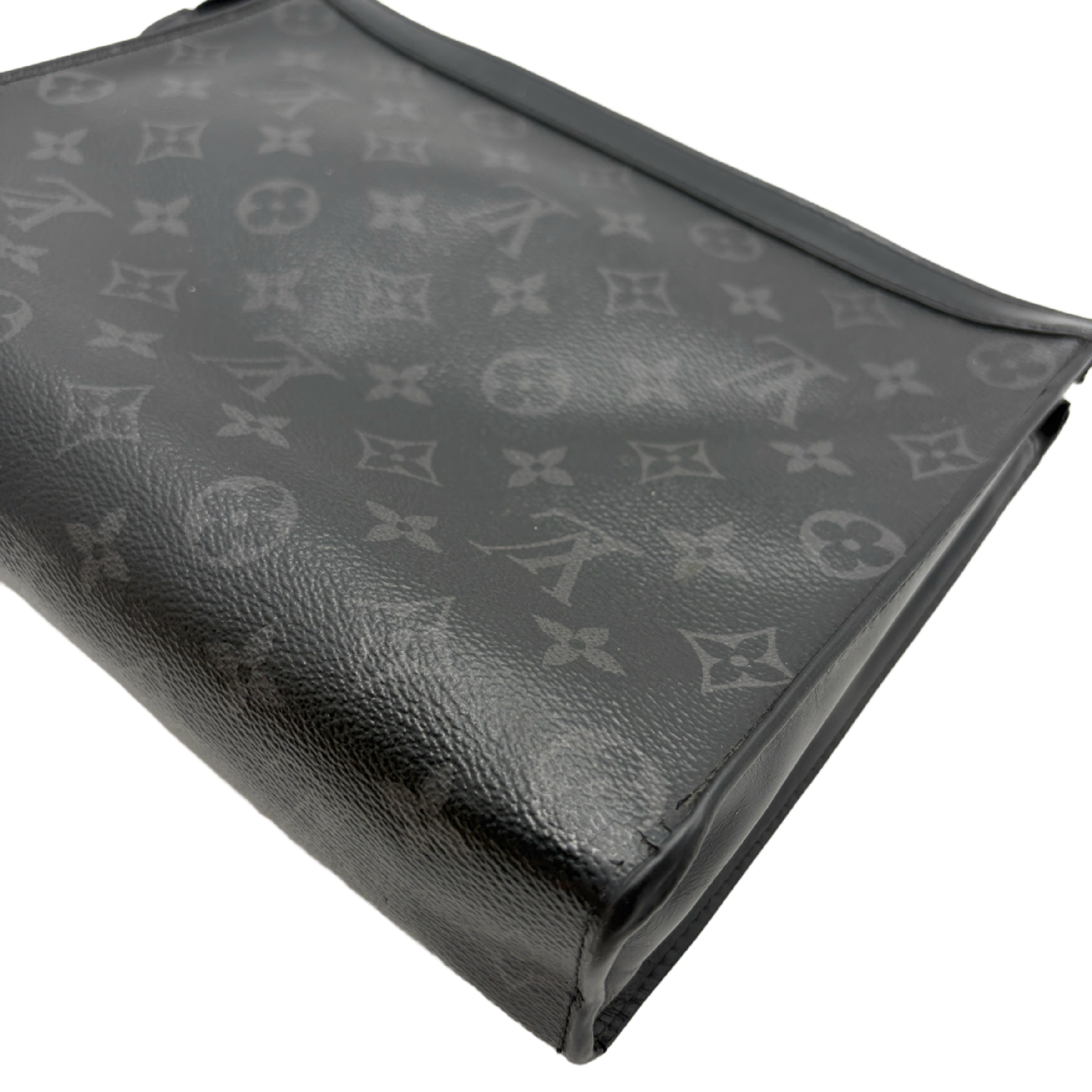 Monogram Eclipse Pochette Voyage MM Clutch Bag — view 6