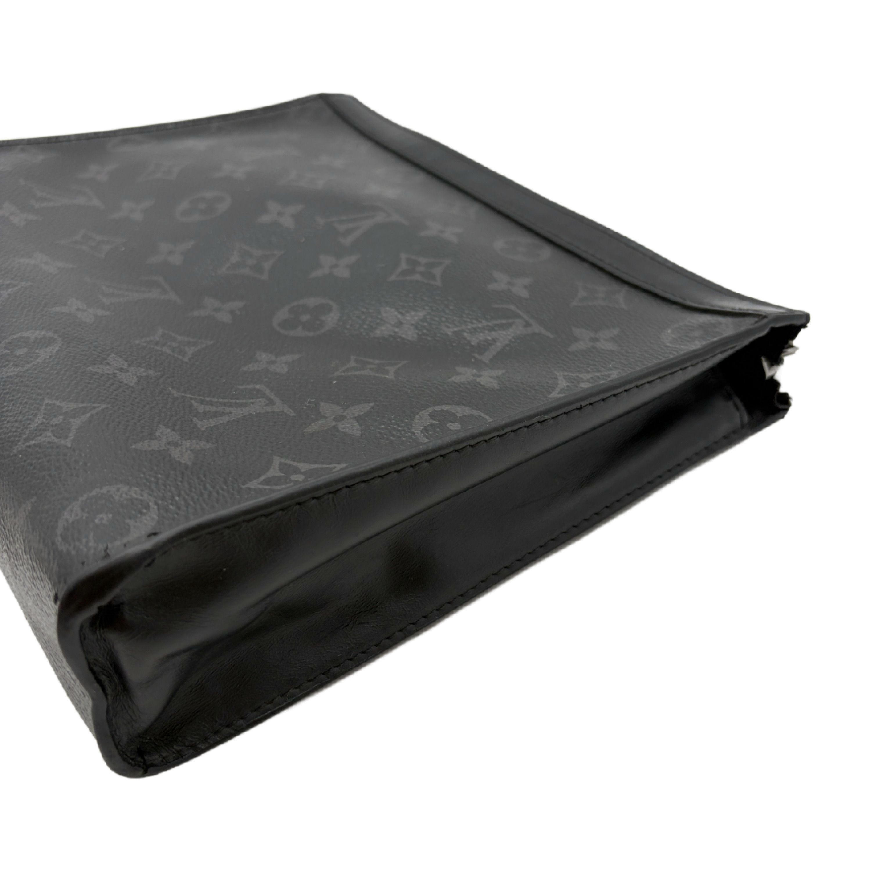 Monogram Eclipse Pochette Voyage MM Clutch Bag — view 7