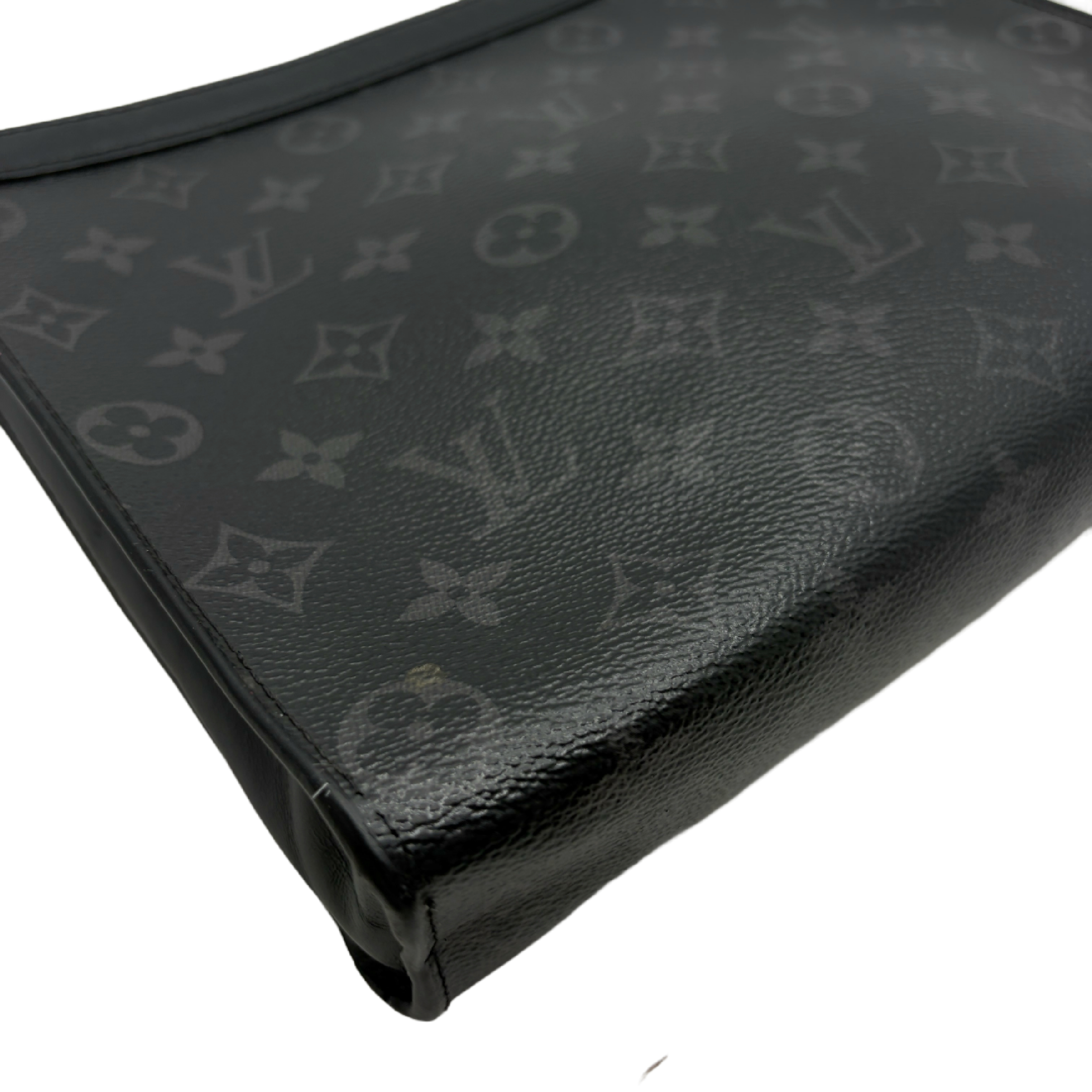 Monogram Eclipse Pochette Voyage MM Clutch Bag — view 8
