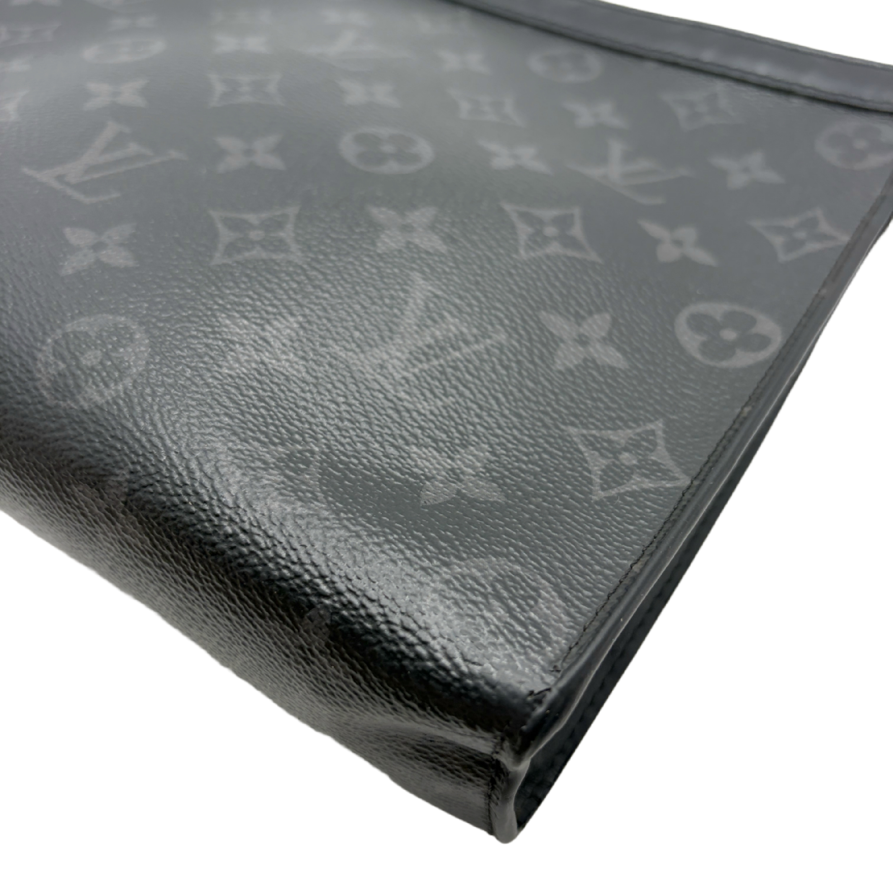 Monogram Eclipse Pochette Voyage MM Clutch Bag — view 9