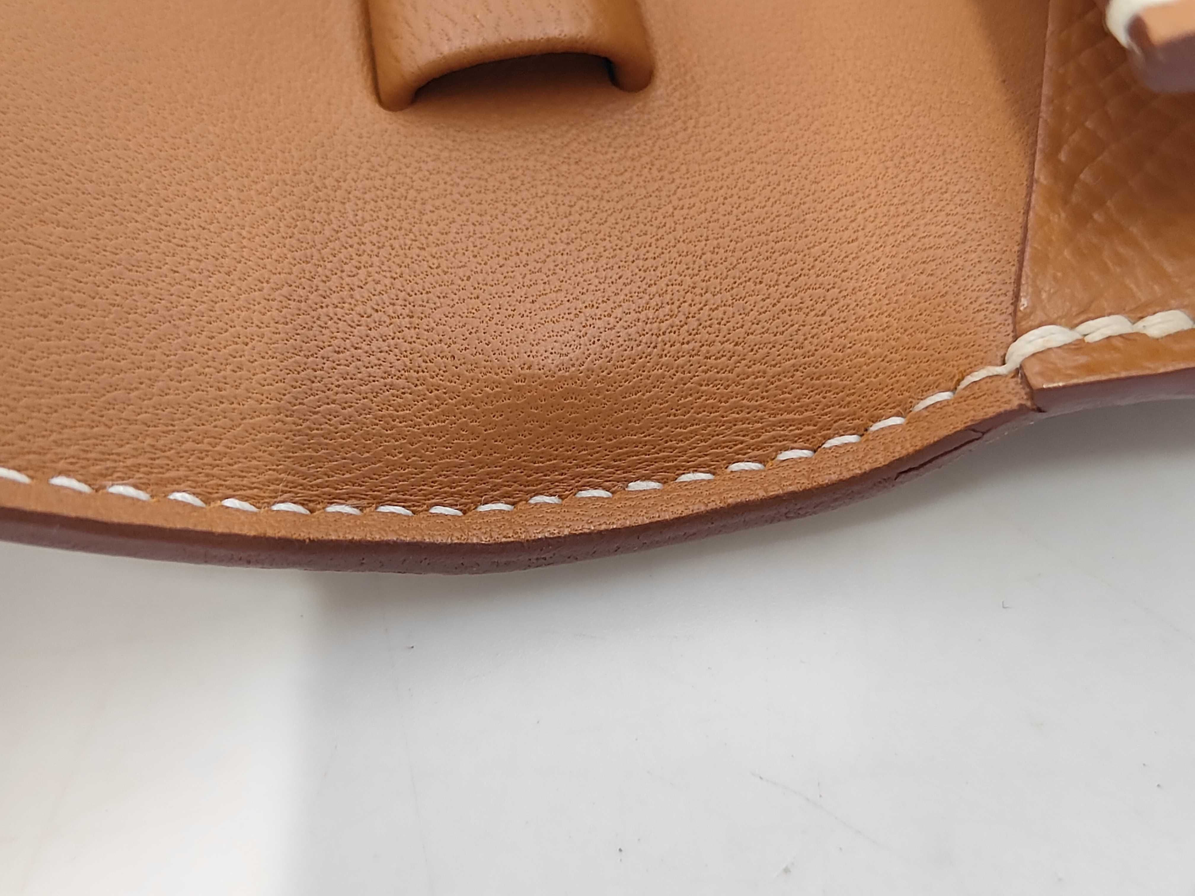 Constance To Go wallet, brown with gold hardware, Z stamp, no strap. — view 7