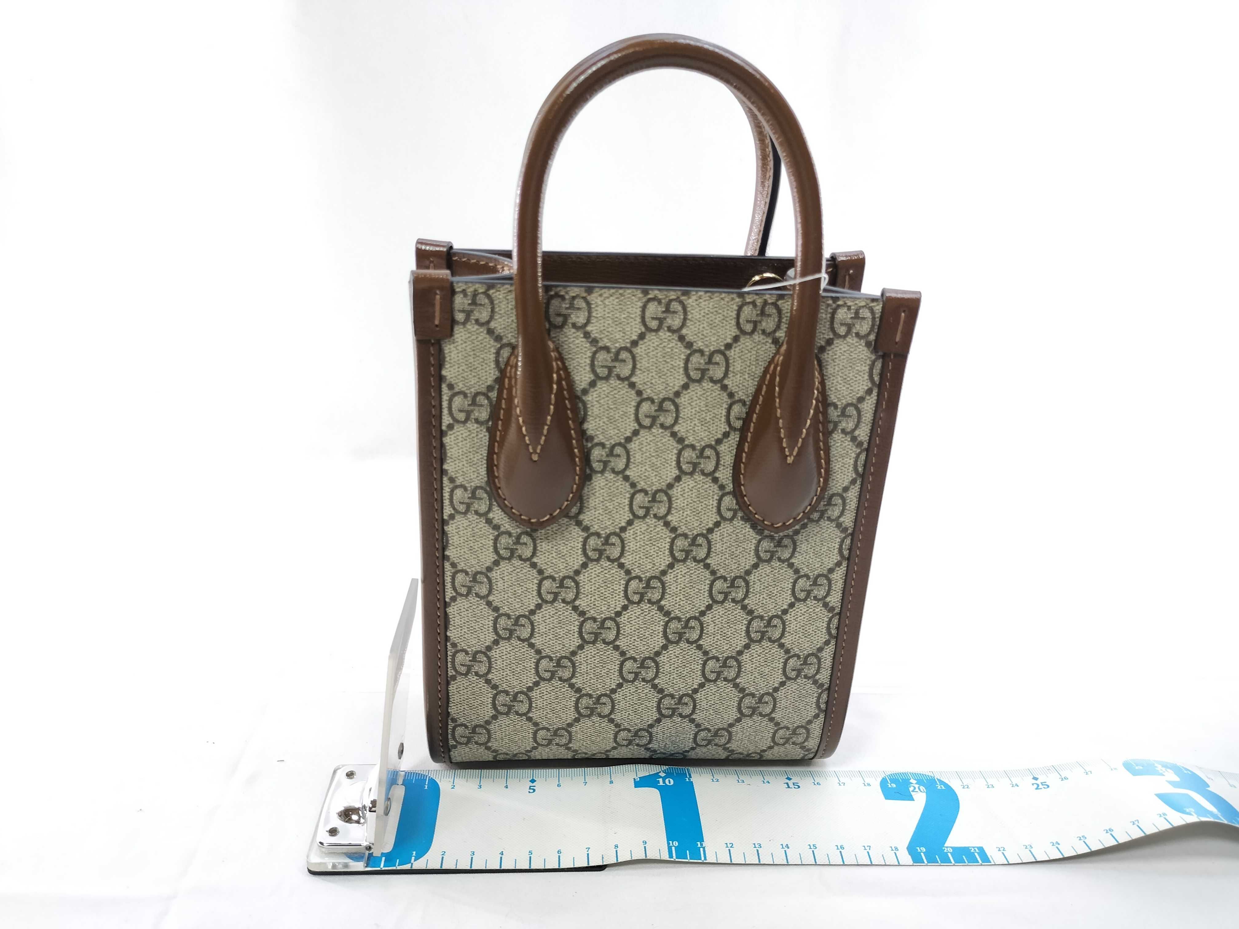 GG Supreme Interlocking G 2-way Handbag — view 2