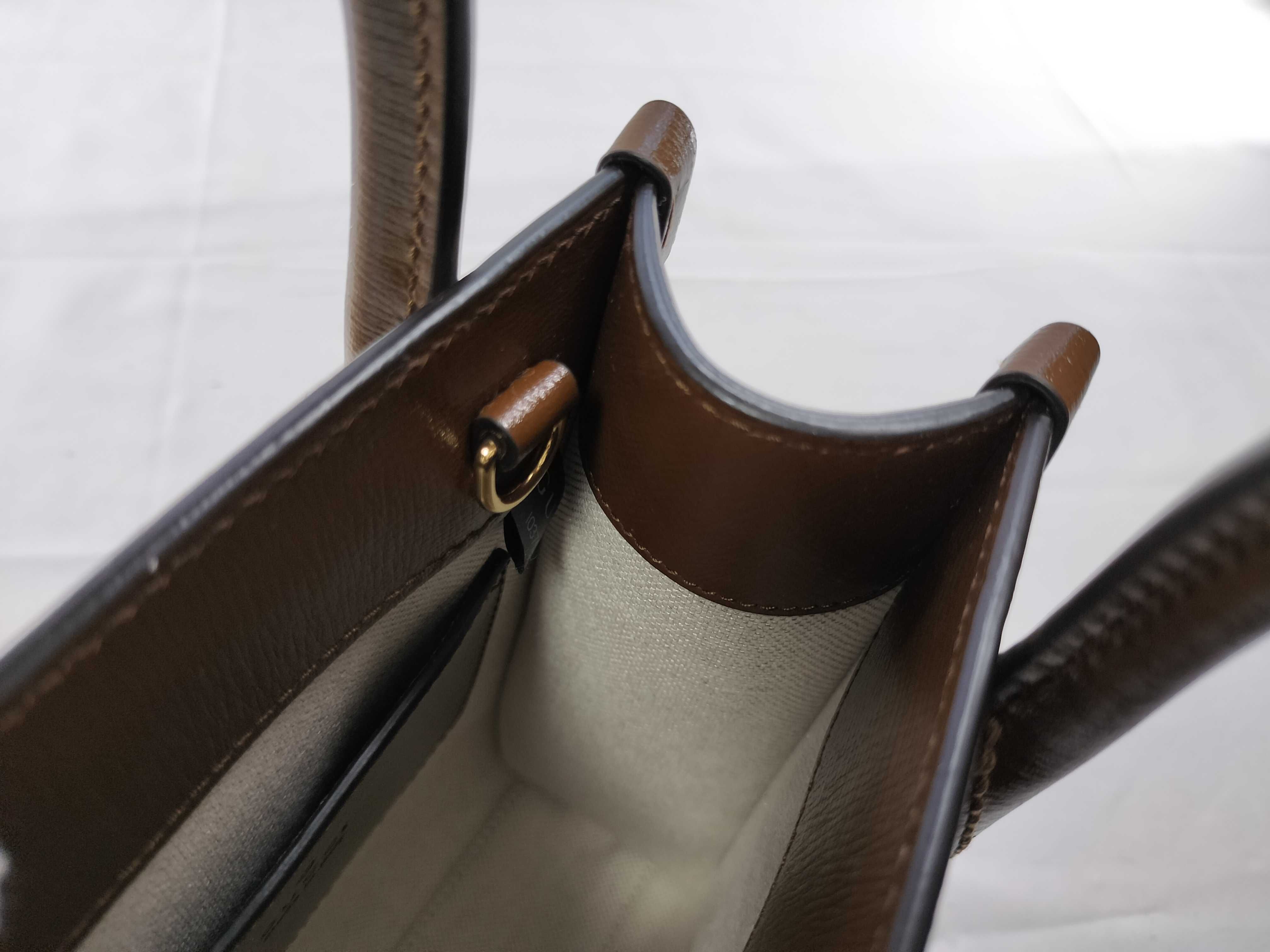 GG Supreme Interlocking G 2-way Handbag — view 8