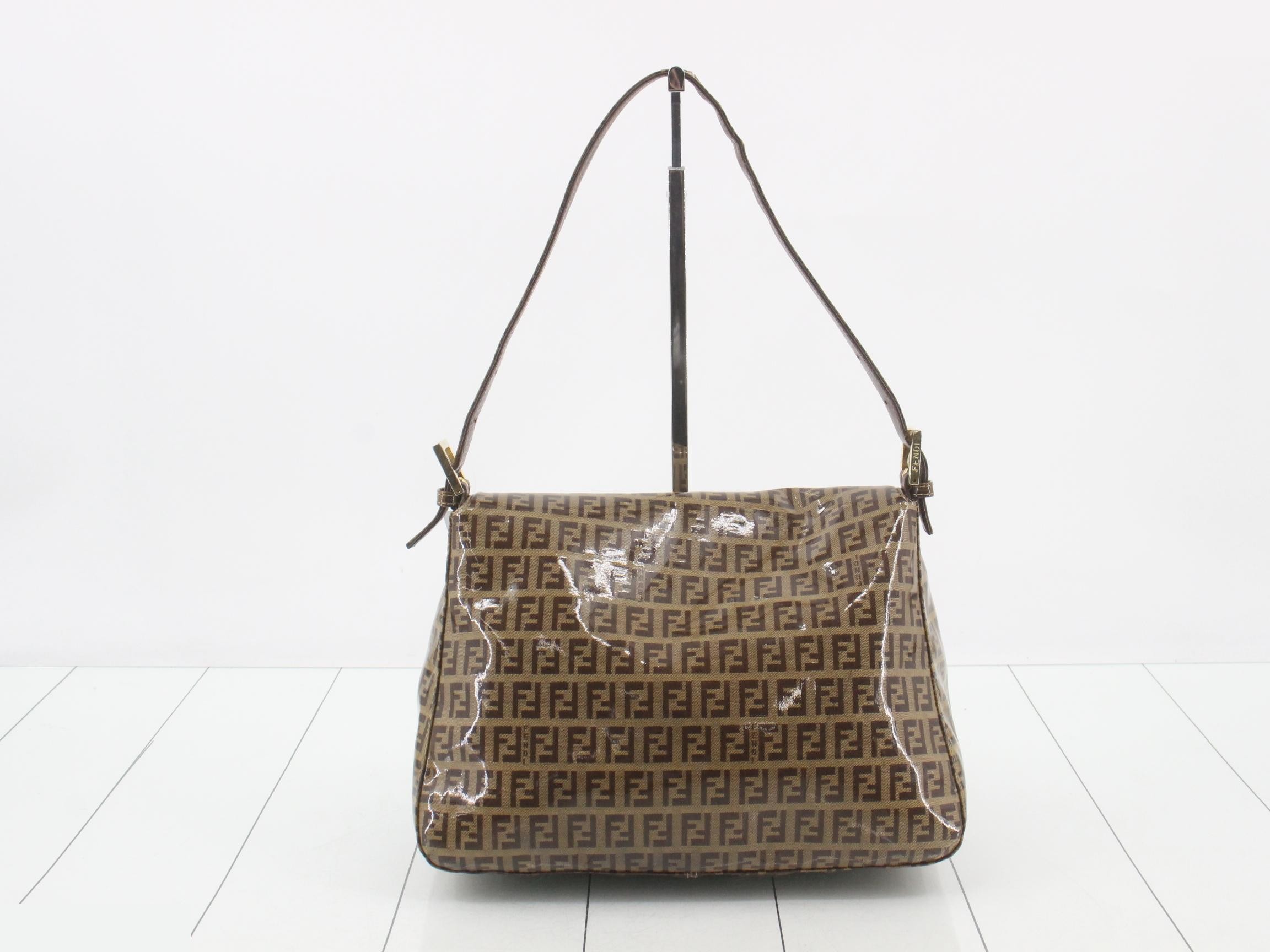 ZUCCA Mamma Bucket Shoulder Bag, Enamel Coated Canvas — view 2