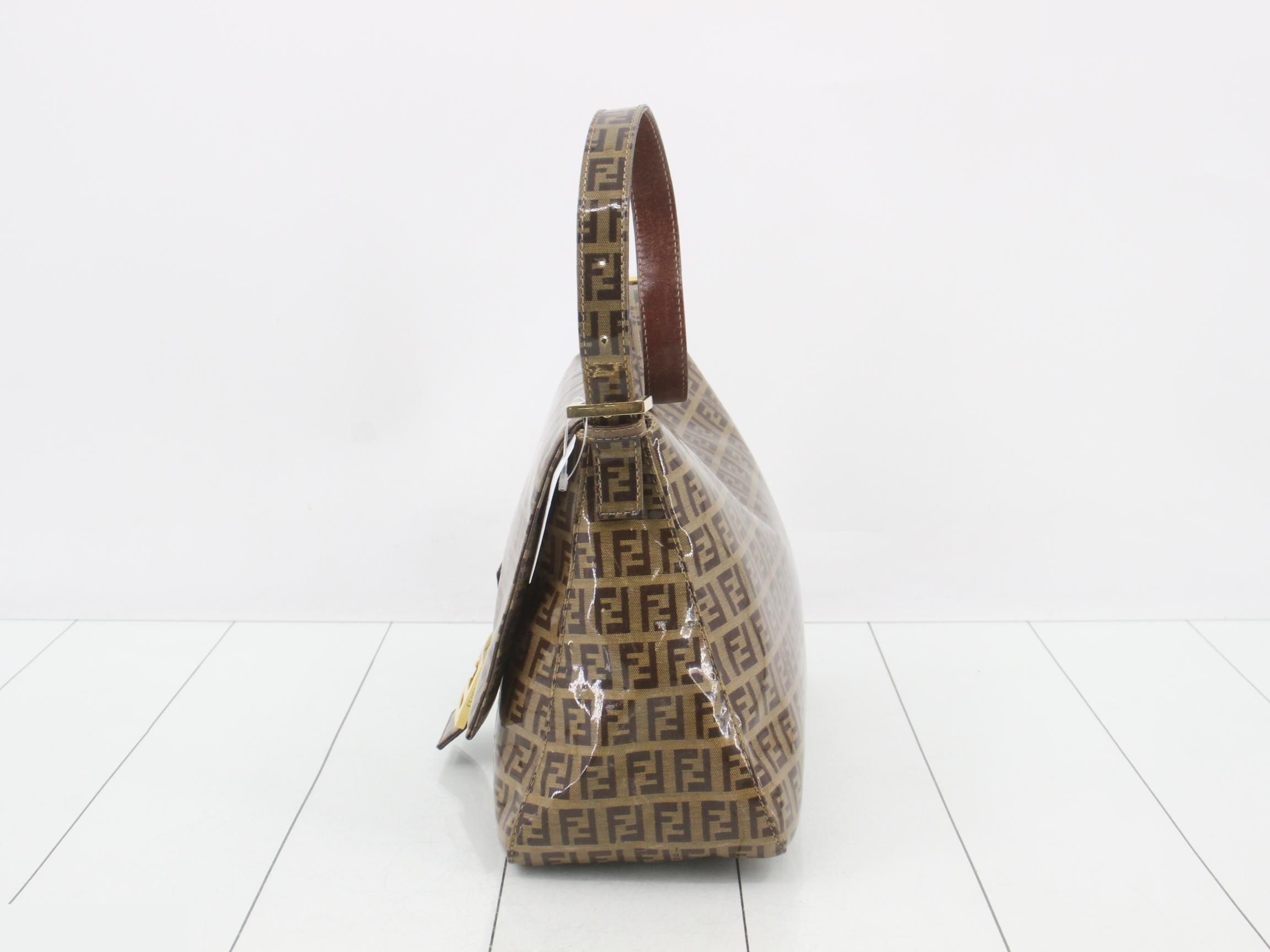 ZUCCA Mamma Bucket Shoulder Bag, Enamel Coated Canvas — view 3