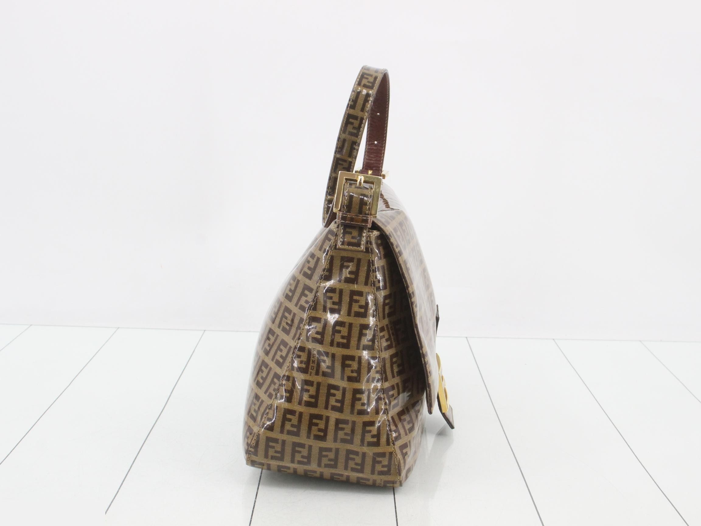 ZUCCA Mamma Bucket Shoulder Bag, Enamel Coated Canvas — view 4