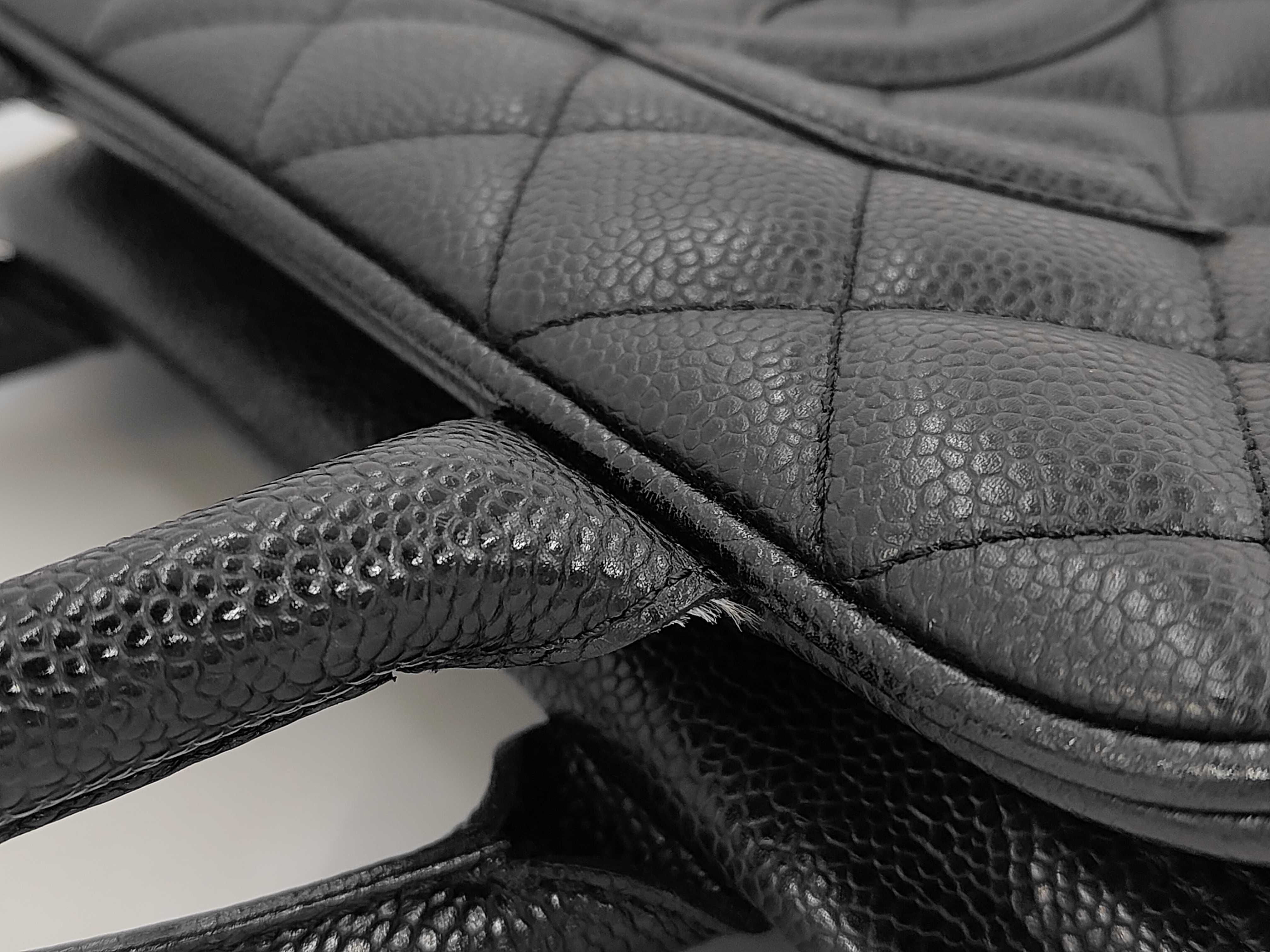 Matelassé Caviar Skin Mini Boston Bag, with Guarantee and Serial Number Seal, Serial Number in the 10s, Handbag — view 5