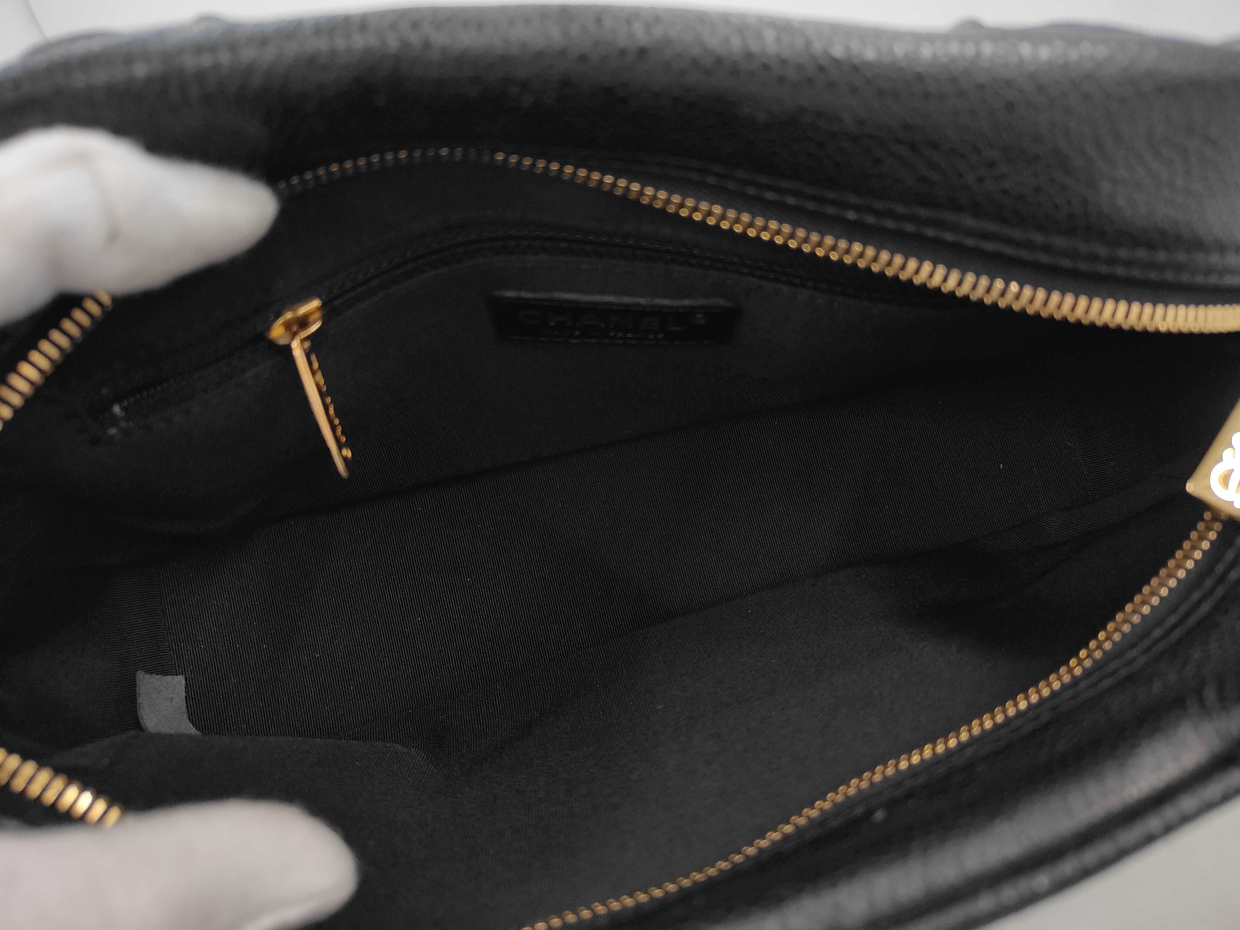 Matelassé Caviar Skin Mini Boston Bag, with Guarantee and Serial Number Seal, Serial Number in the 10s, Handbag — view 8