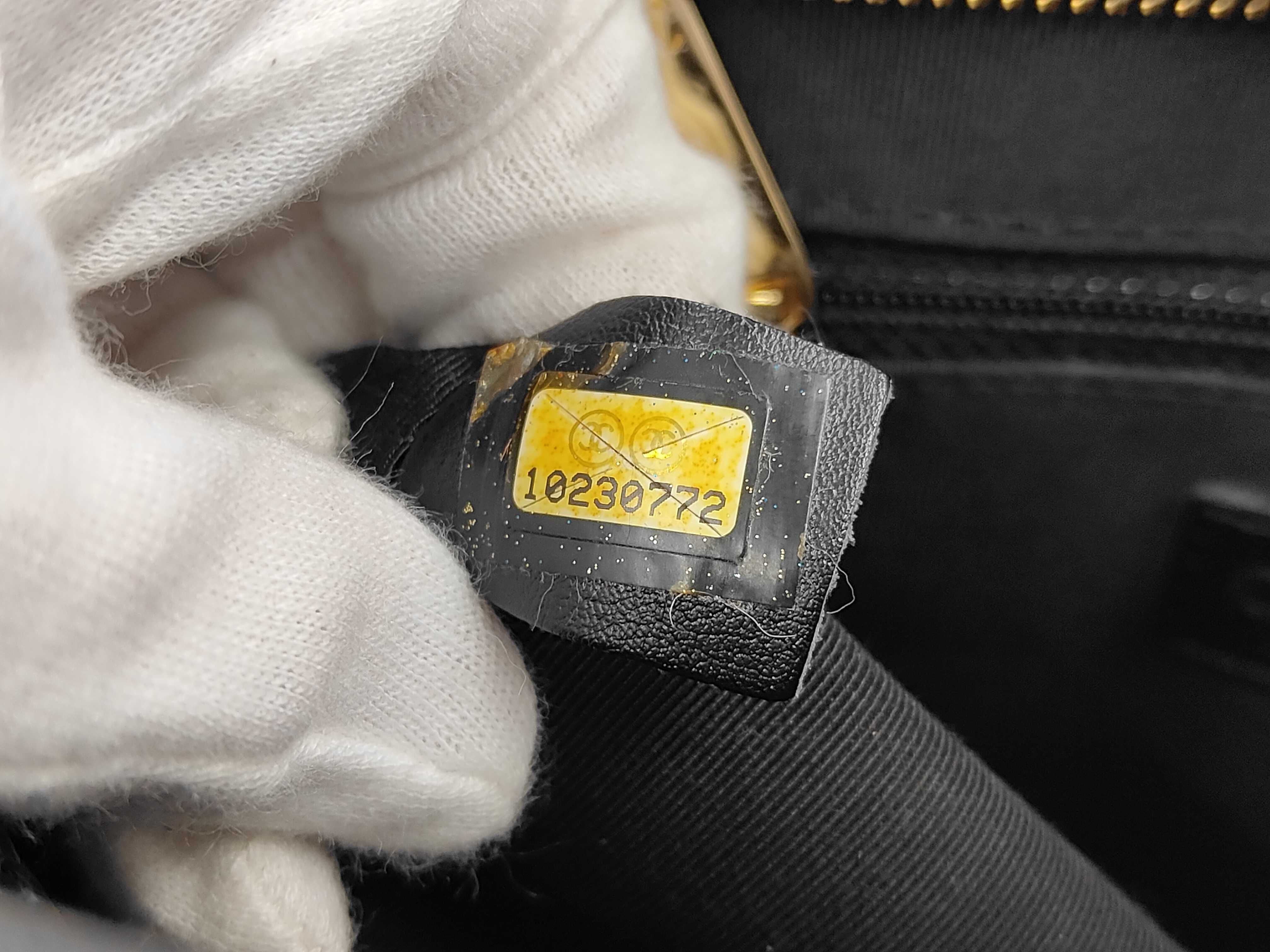 Matelassé Caviar Skin Mini Boston Bag, with Guarantee and Serial Number Seal, Serial Number in the 10s, Handbag — view 10