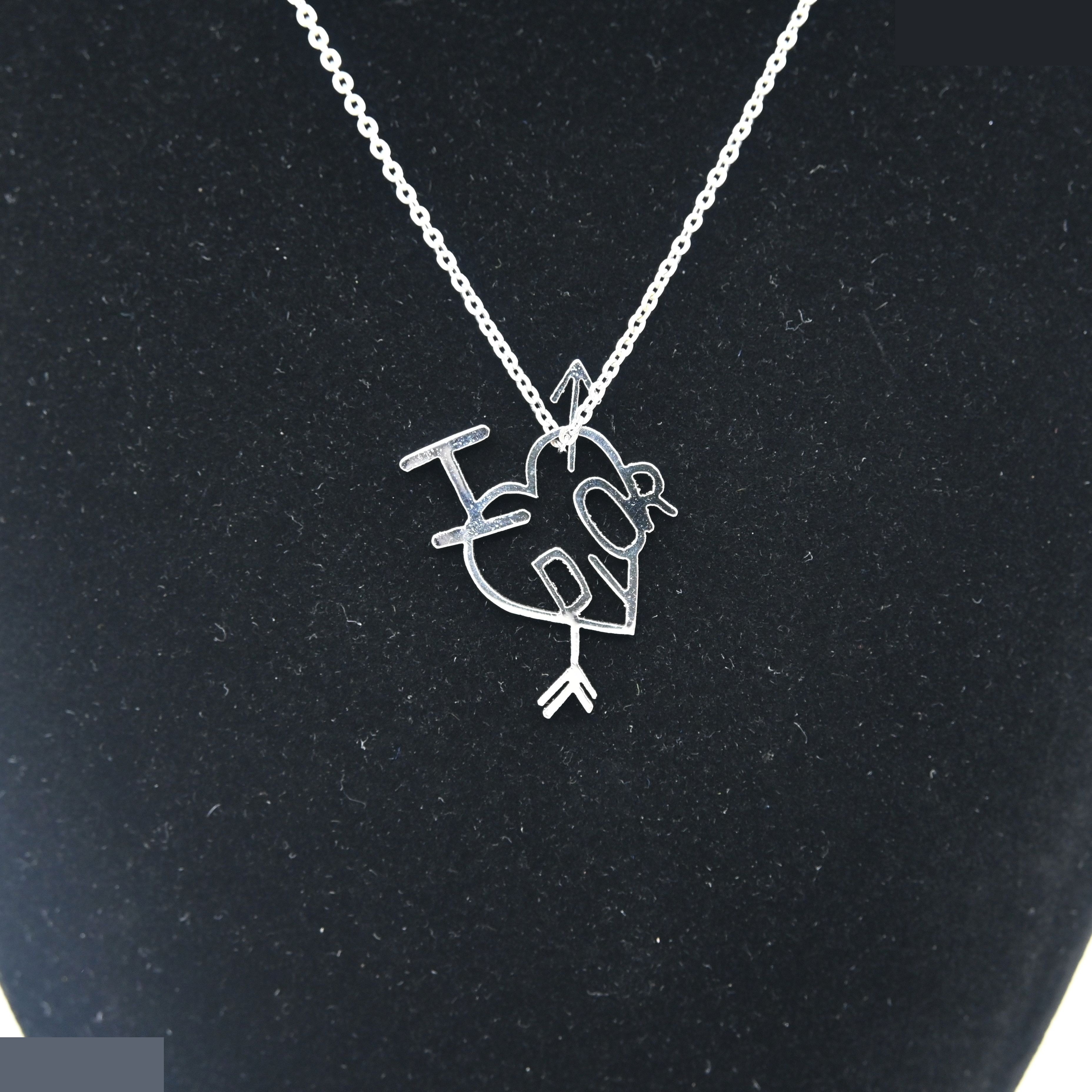 Heart Arrow Necklace by Dior, chain approximately 42cm — view 2