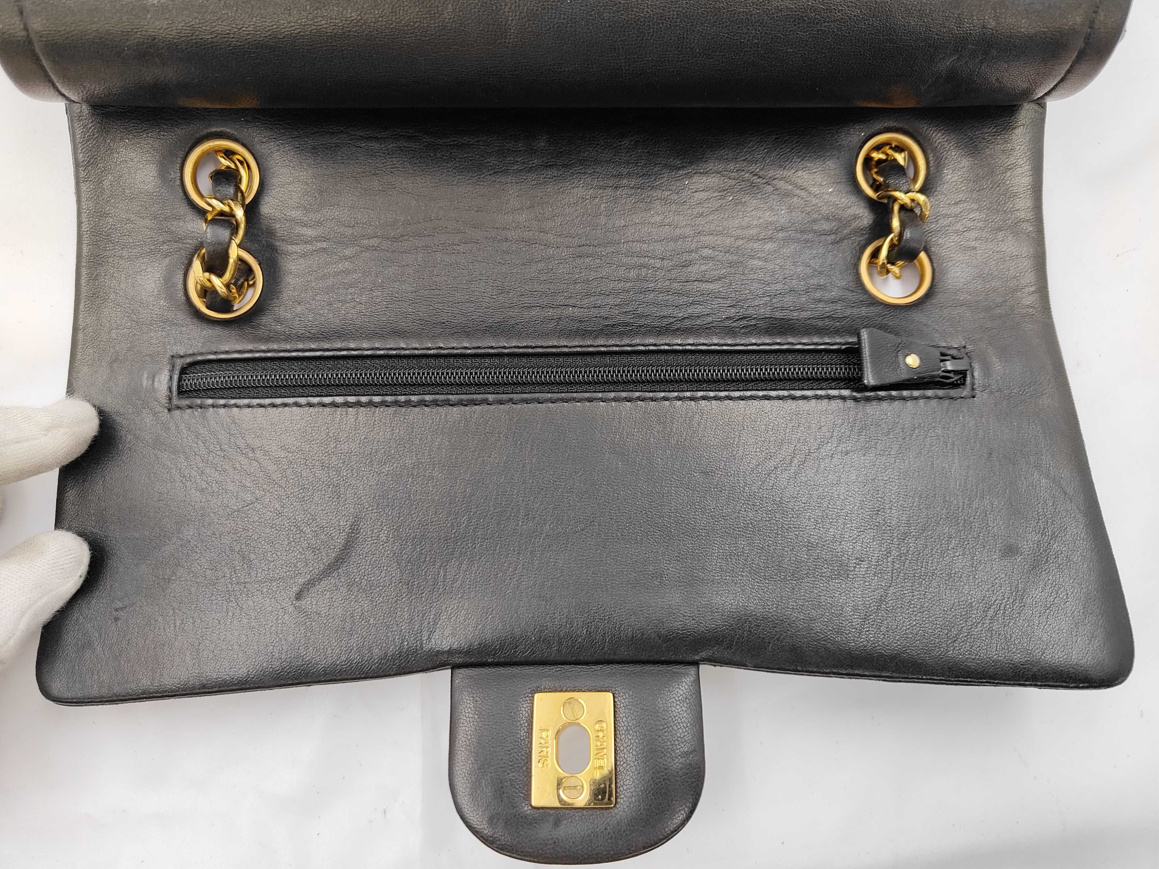 Matelassé Double Flap Lambskin Chain Shoulder Bag (Series 3) — view 5