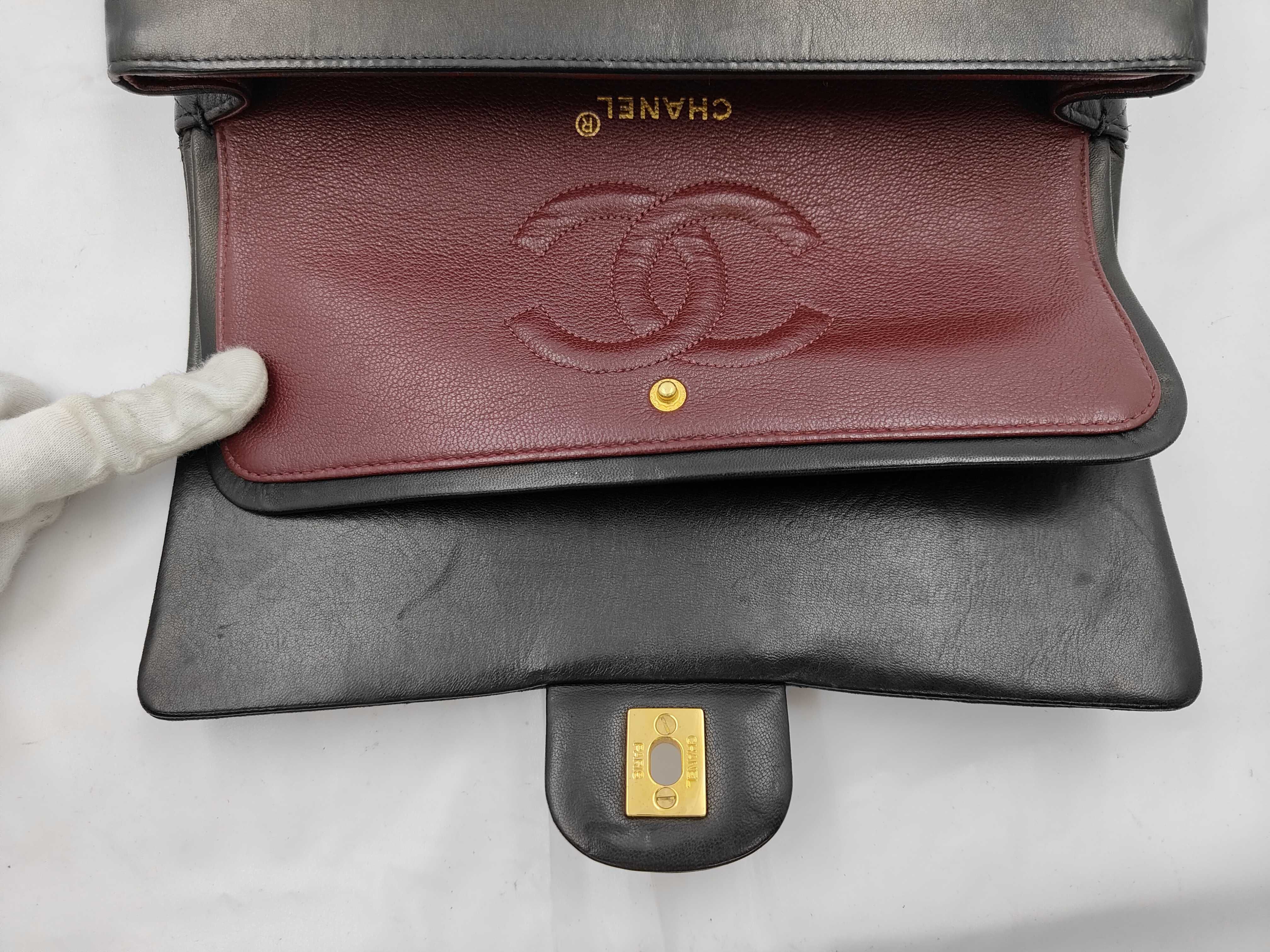 Matelassé Double Flap Lambskin Chain Shoulder Bag (Series 3) — view 6