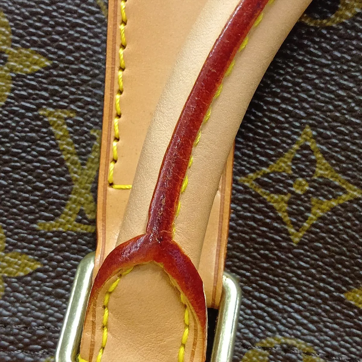 Monogram Keepall Bandoulière 55 M41414 FL0072 Brown with initials — view 14