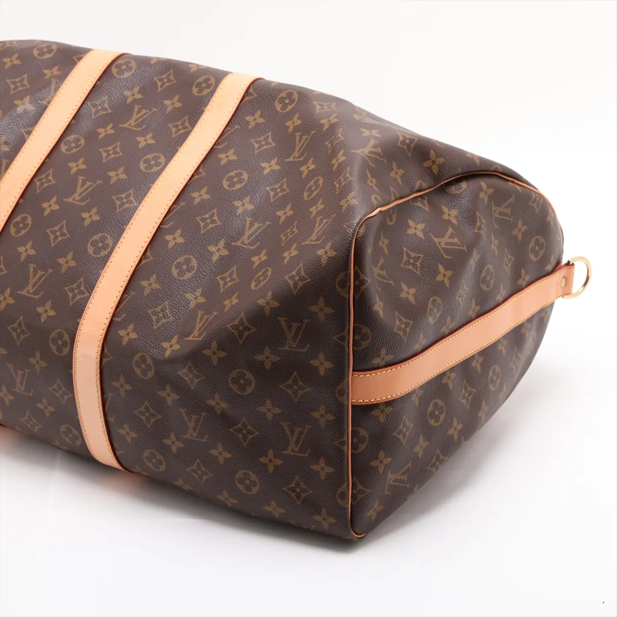 Monogram Keepall Bandoulière 55 M41414 FL0072 Brown with initials — view 3