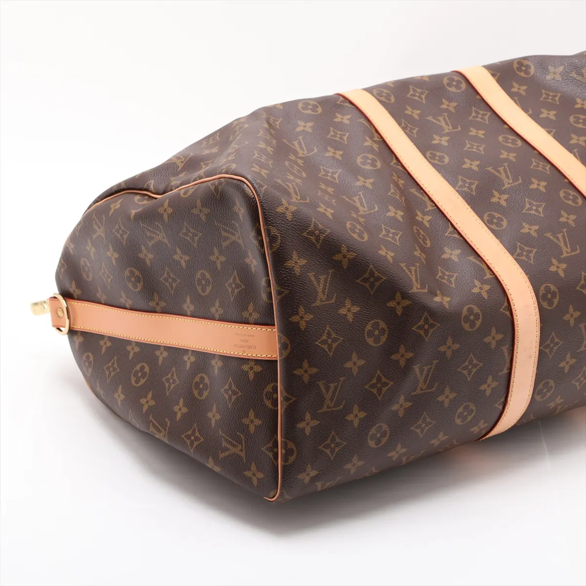 Monogram Keepall Bandoulière 55 M41414 FL0072 Brown with initials — view 4
