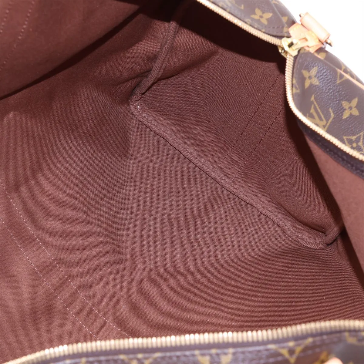 Monogram Keepall Bandoulière 55 M41414 FL0072 Brown with initials — view 8