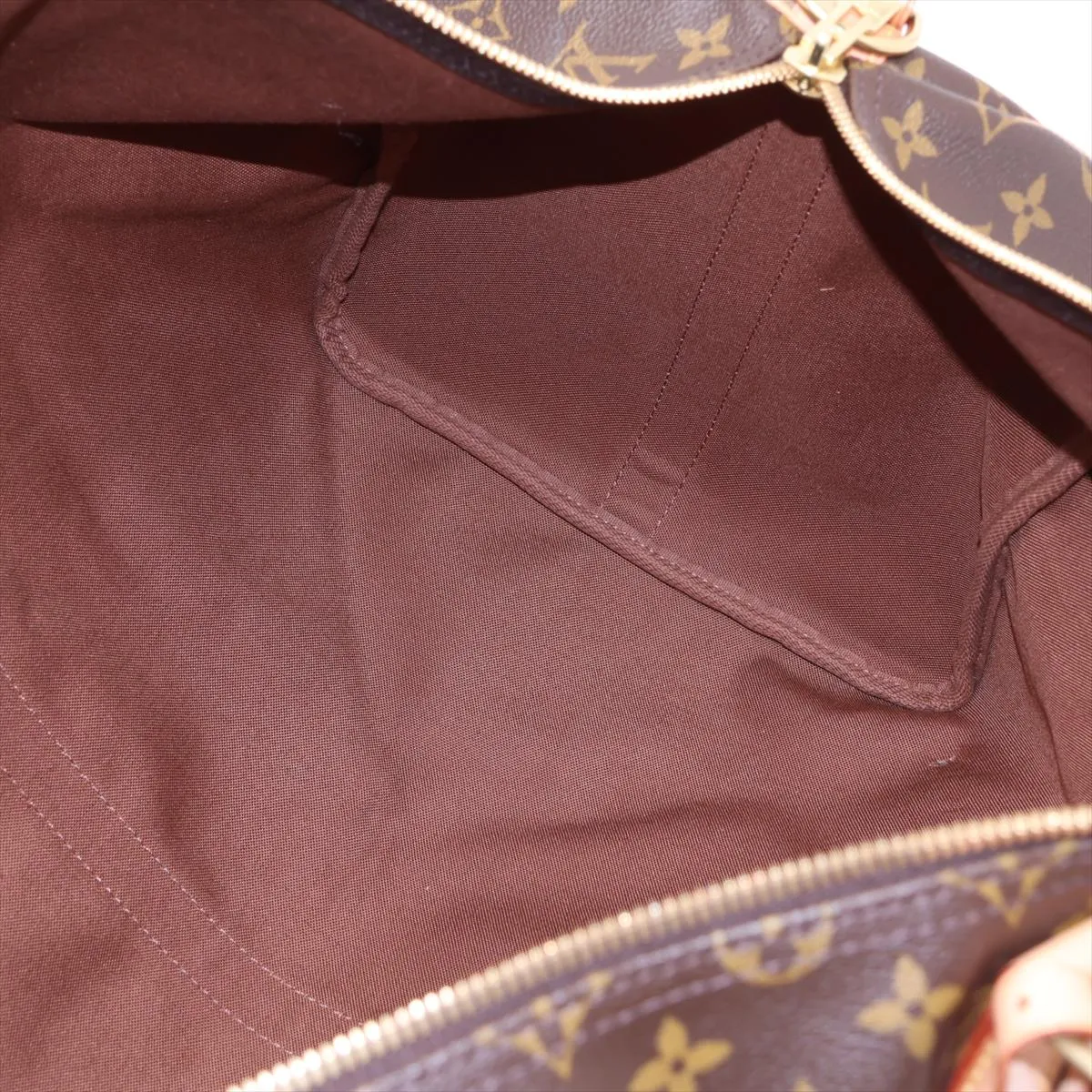 Monogram Keepall Bandoulière 55 M41414 FL0072 Brown with initials — view 9