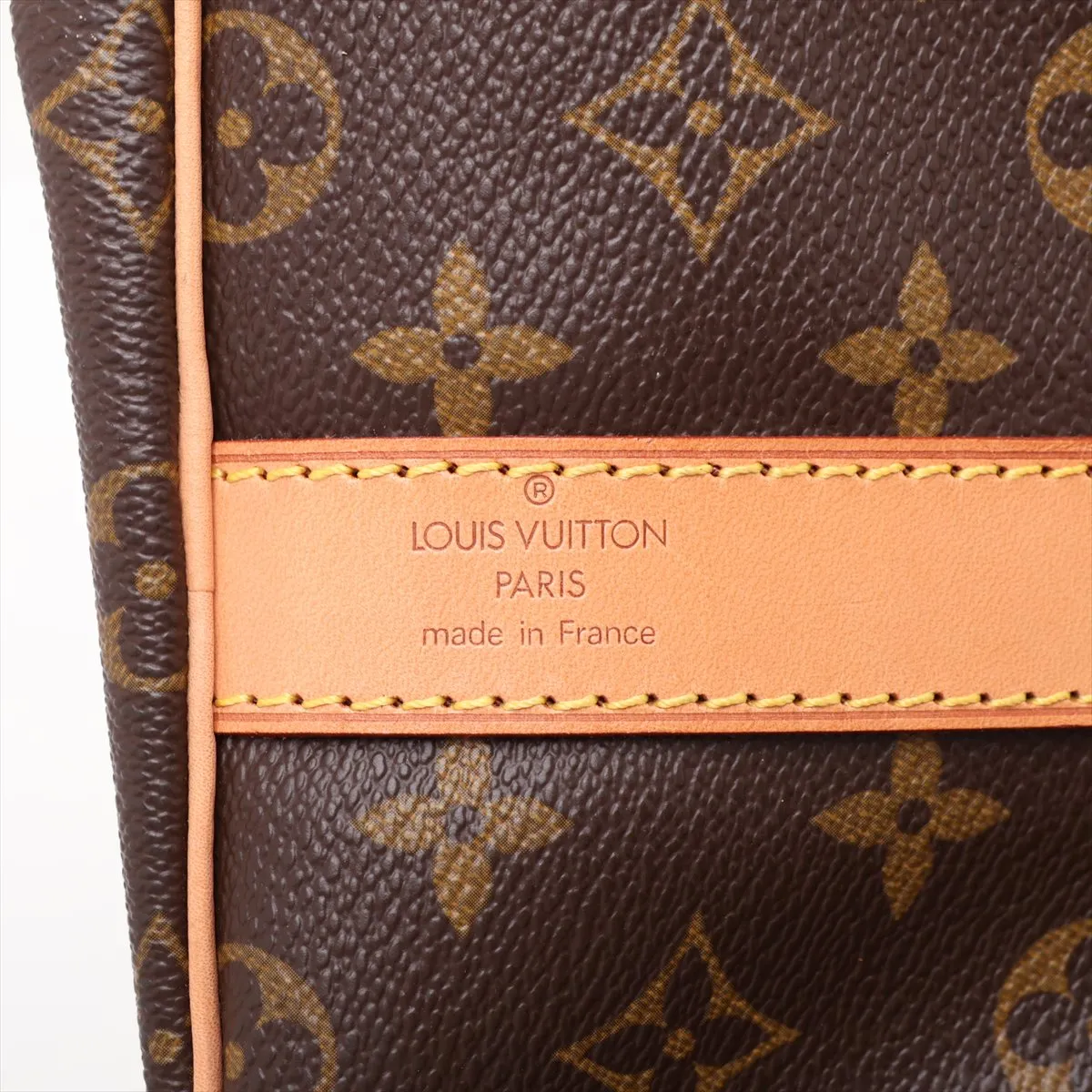 Monogram Keepall Bandoulière 55 M41414 FL0072 Brown with initials — view 10