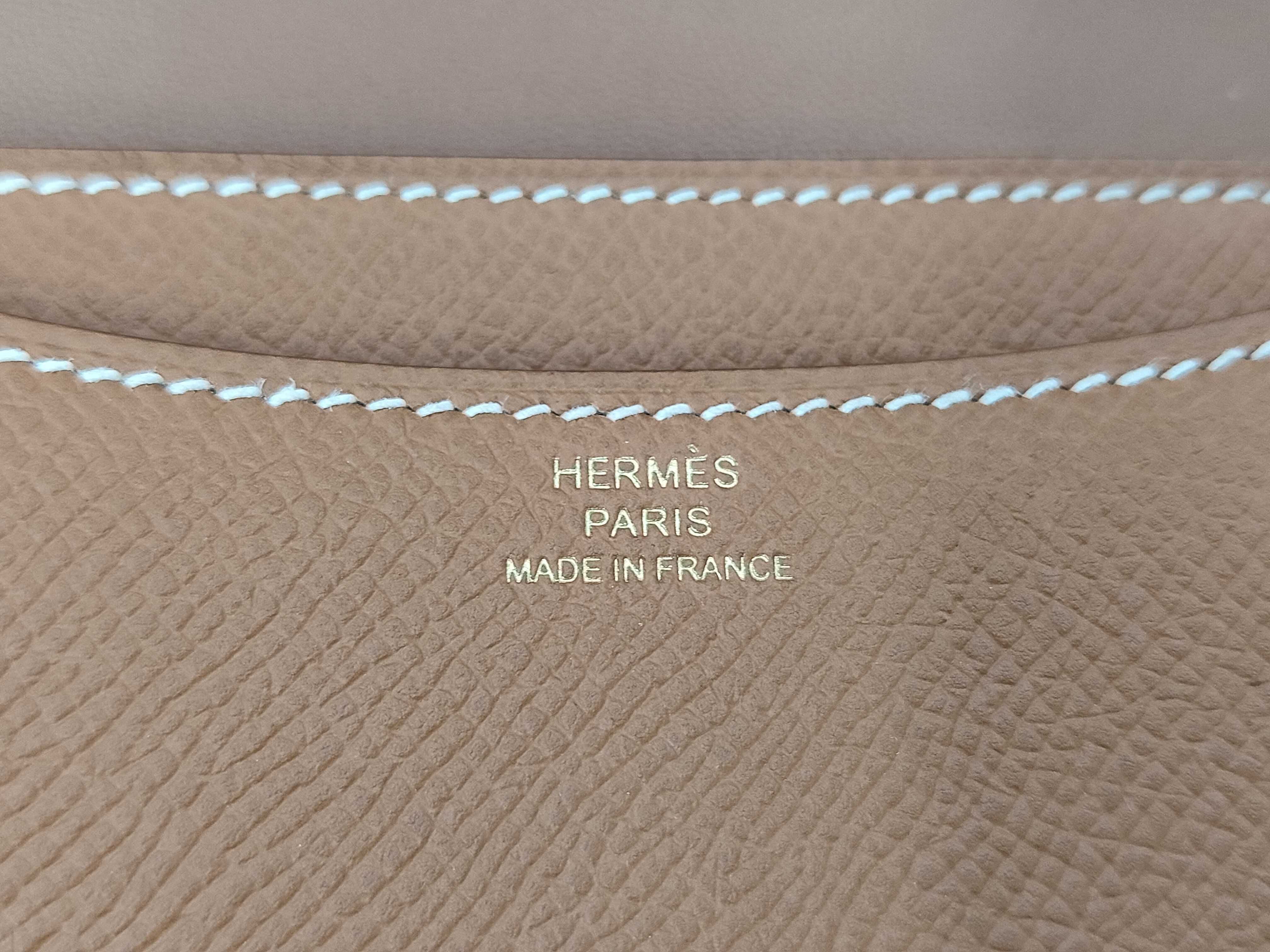 BAG CONSTANCE MINI 18 VEAU EPSOM GOLD GHW STAMP Z ZCCT553 HD Shoulder Bag — view 9