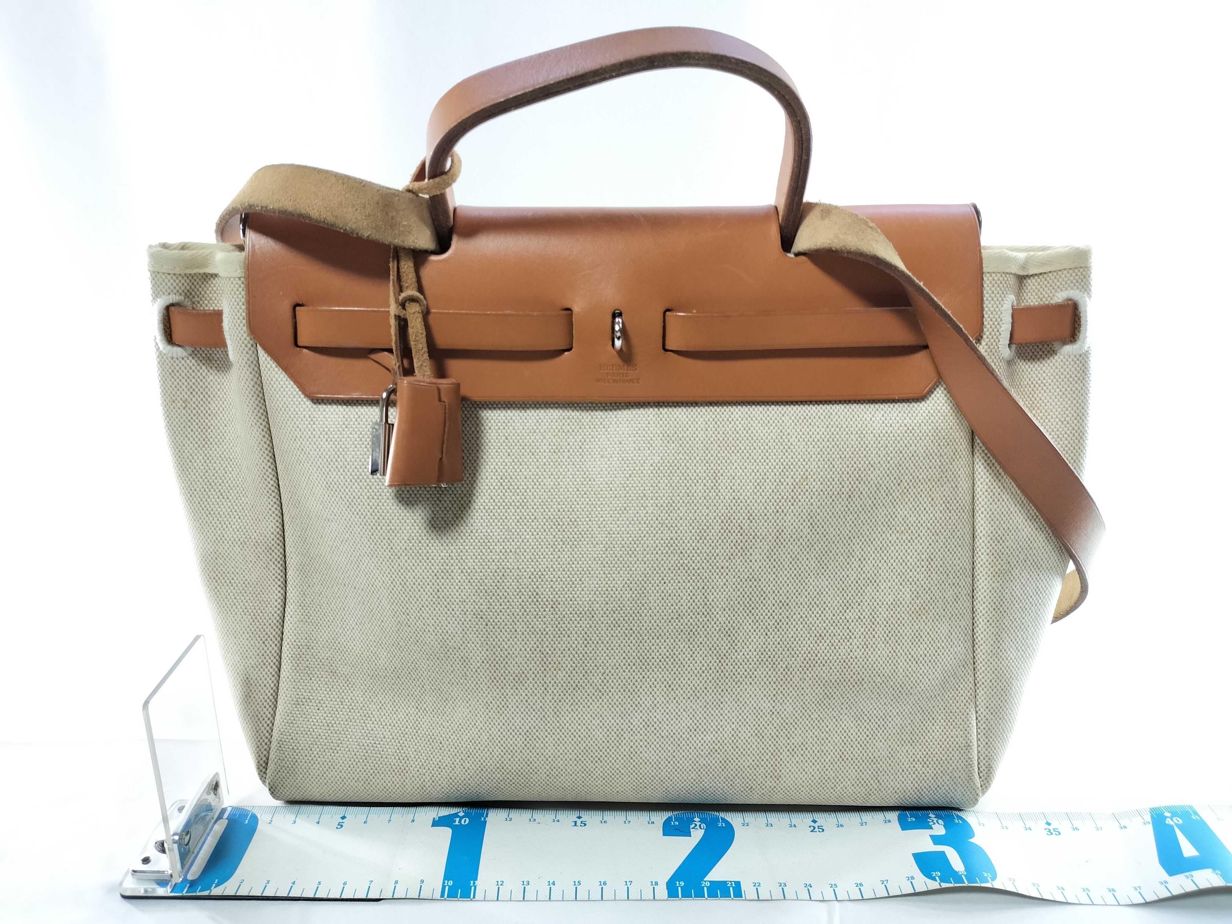 Herbag PM D stamp Toile H Clochette/Cadena Handbag — view 2