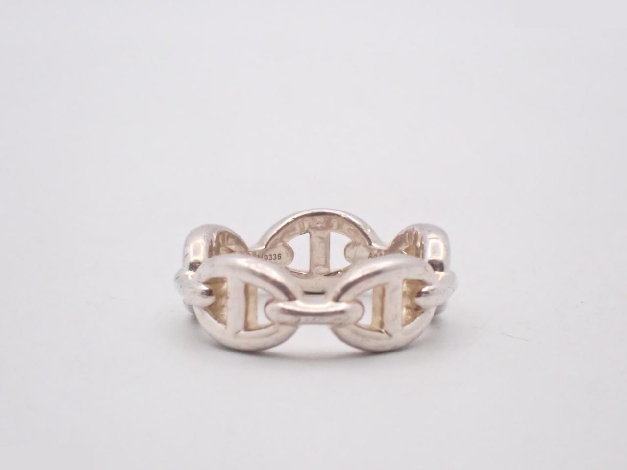 ring, 925 sterling silver, 5.5g, Chaine d'Ancre Enchainée, stamped #52 — view 2