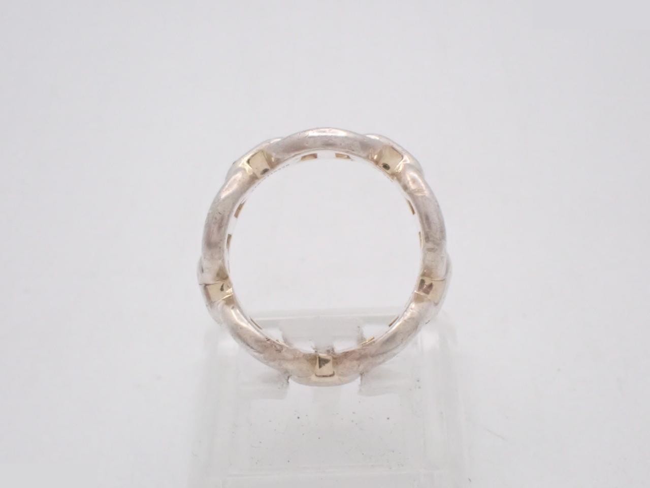 ring, 925 sterling silver, 5.5g, Chaine d'Ancre Enchainée, stamped #52 — view 3