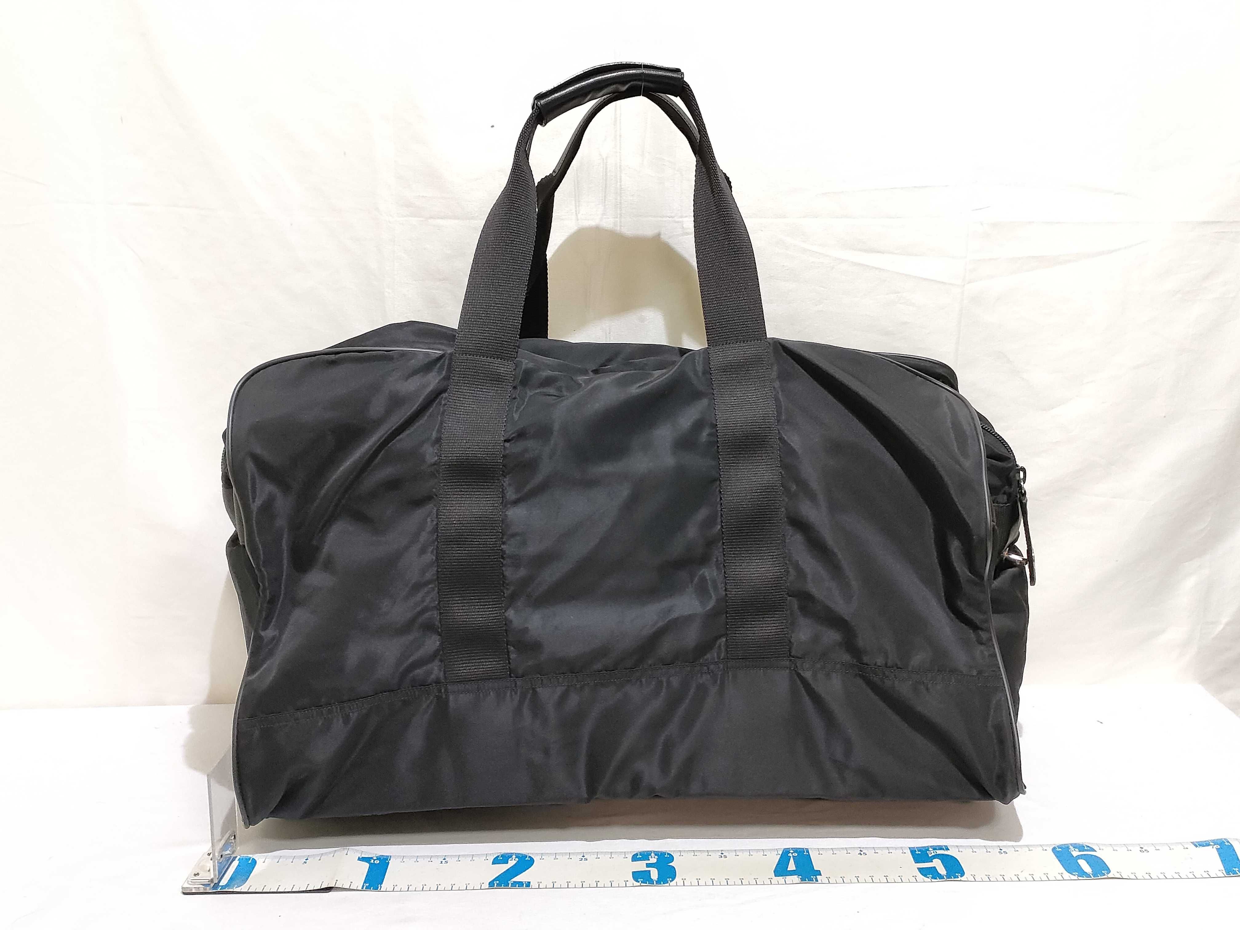 Boston bag, nylon, black. — view 2