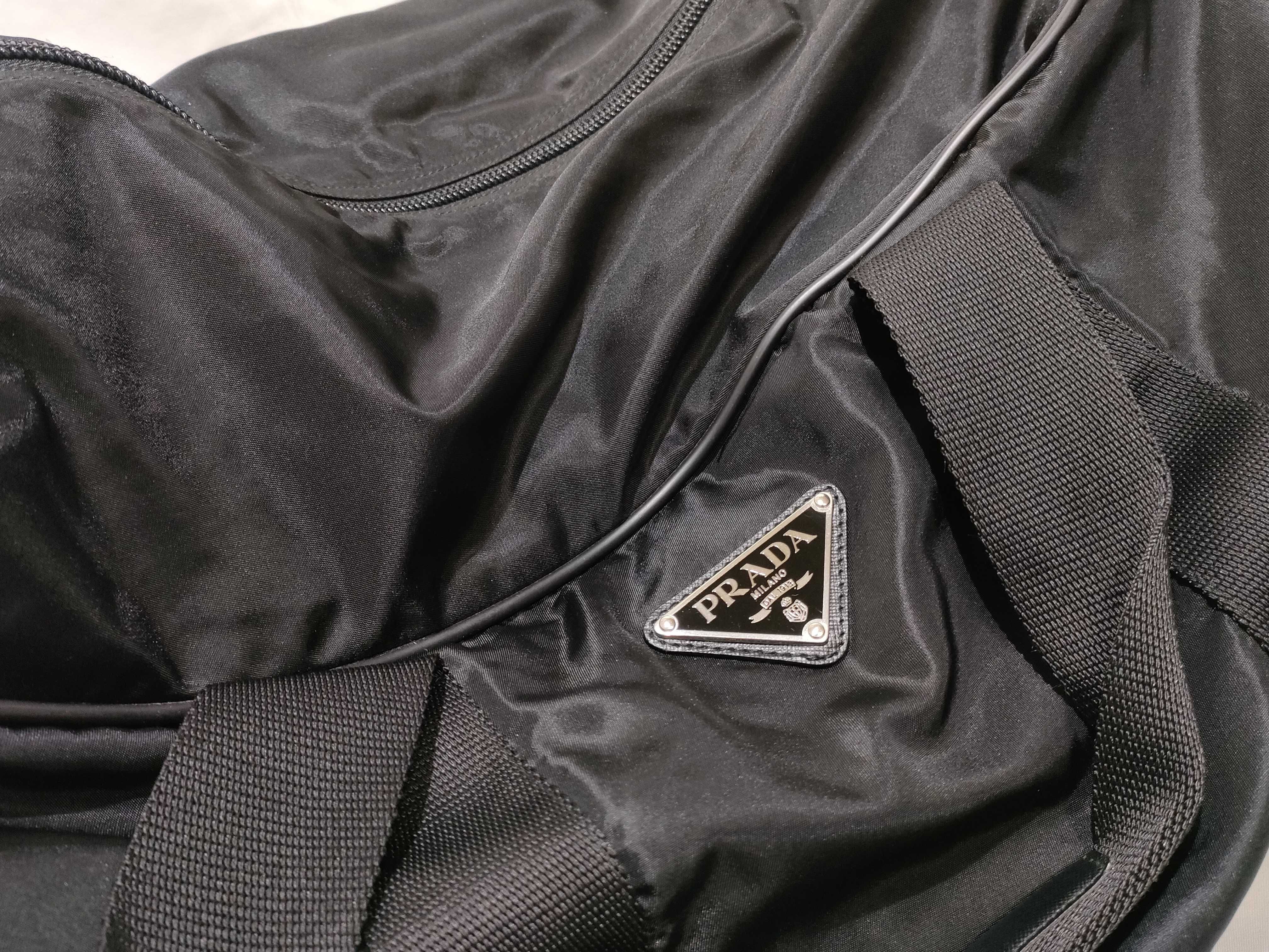 Boston bag, nylon, black. — view 15