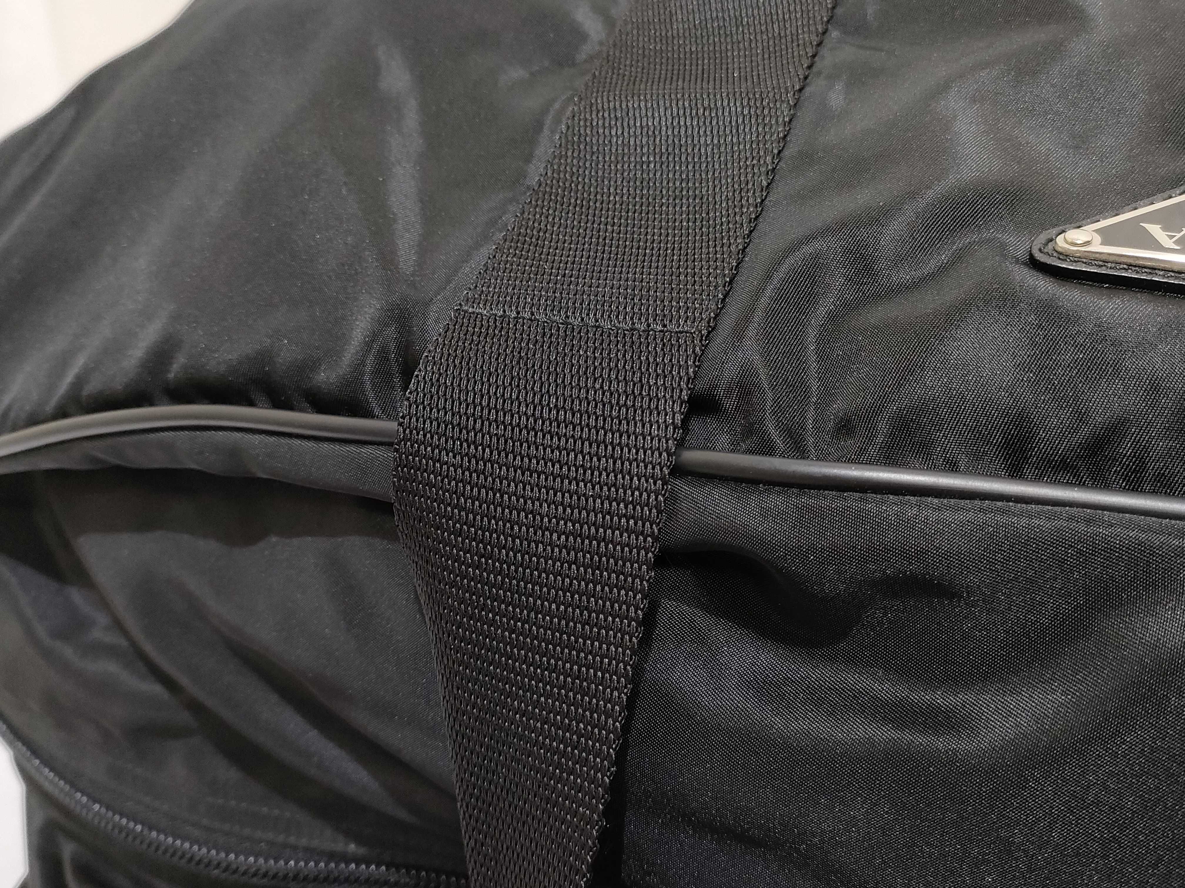 Boston bag, nylon, black. — view 5