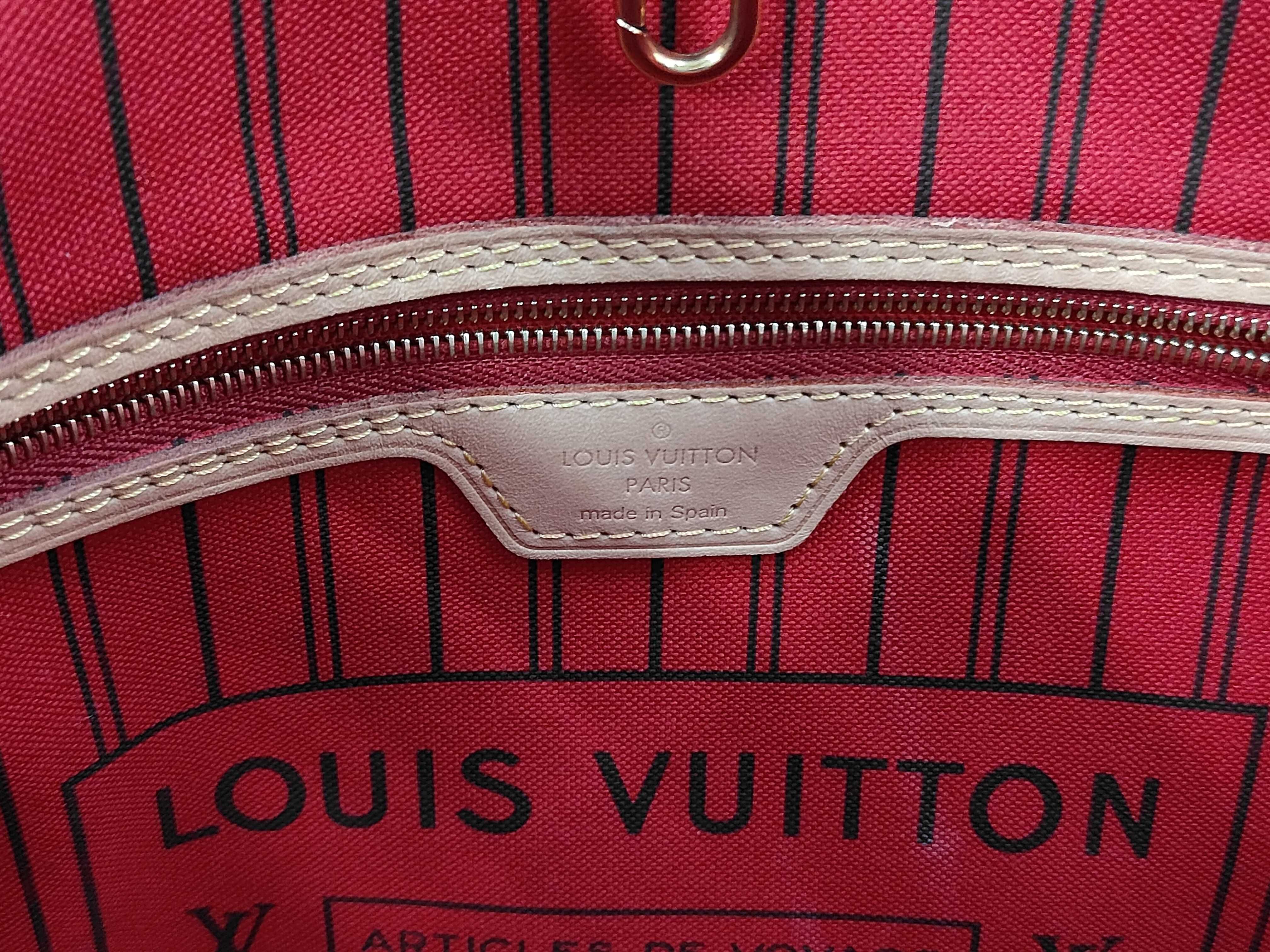 Monogram Louis Vuitton Neverfull MM M41388 Tote Bag — view 9