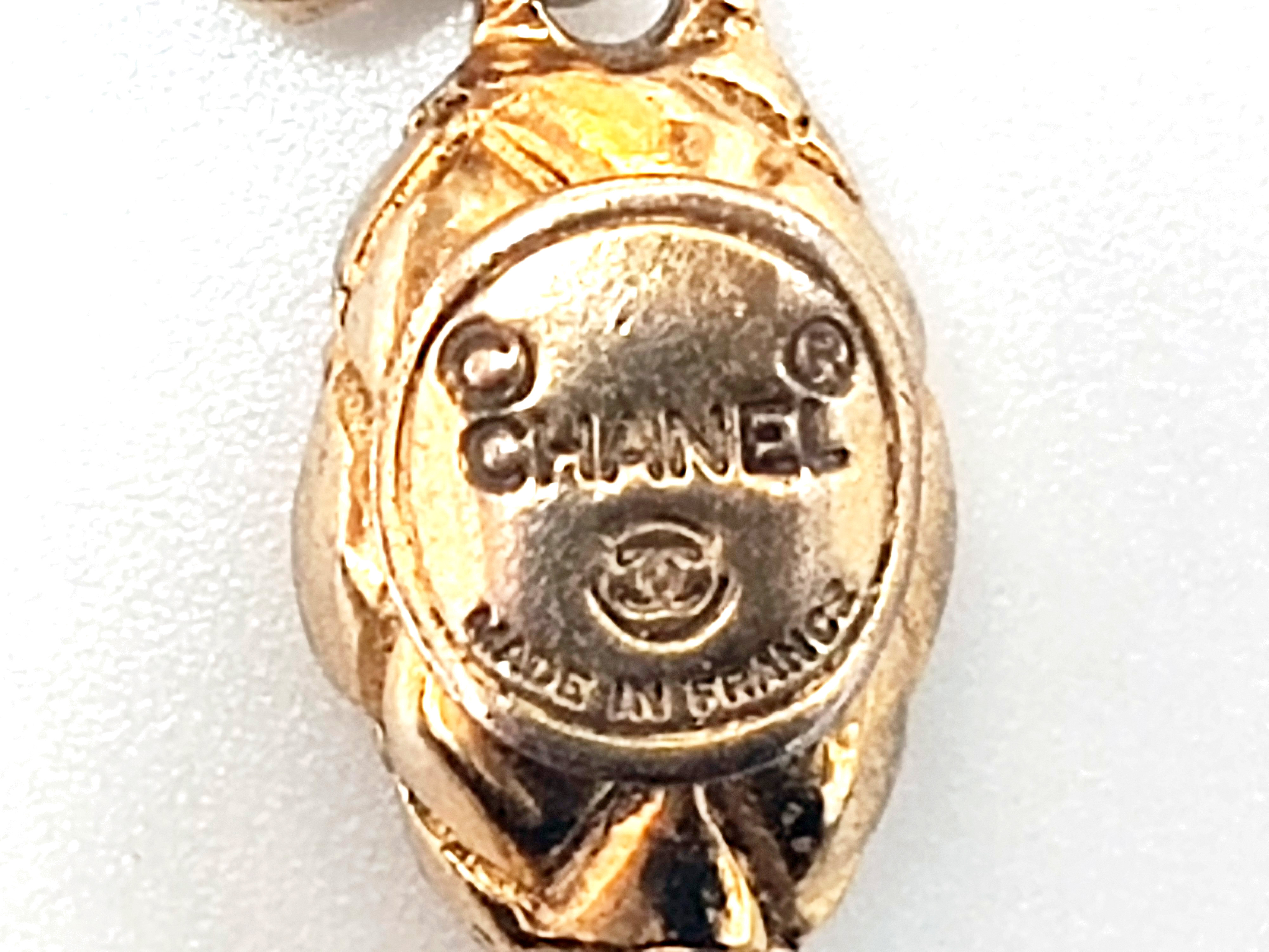 Gripoix Big Coco Mark Matelassé Necklace — view 2