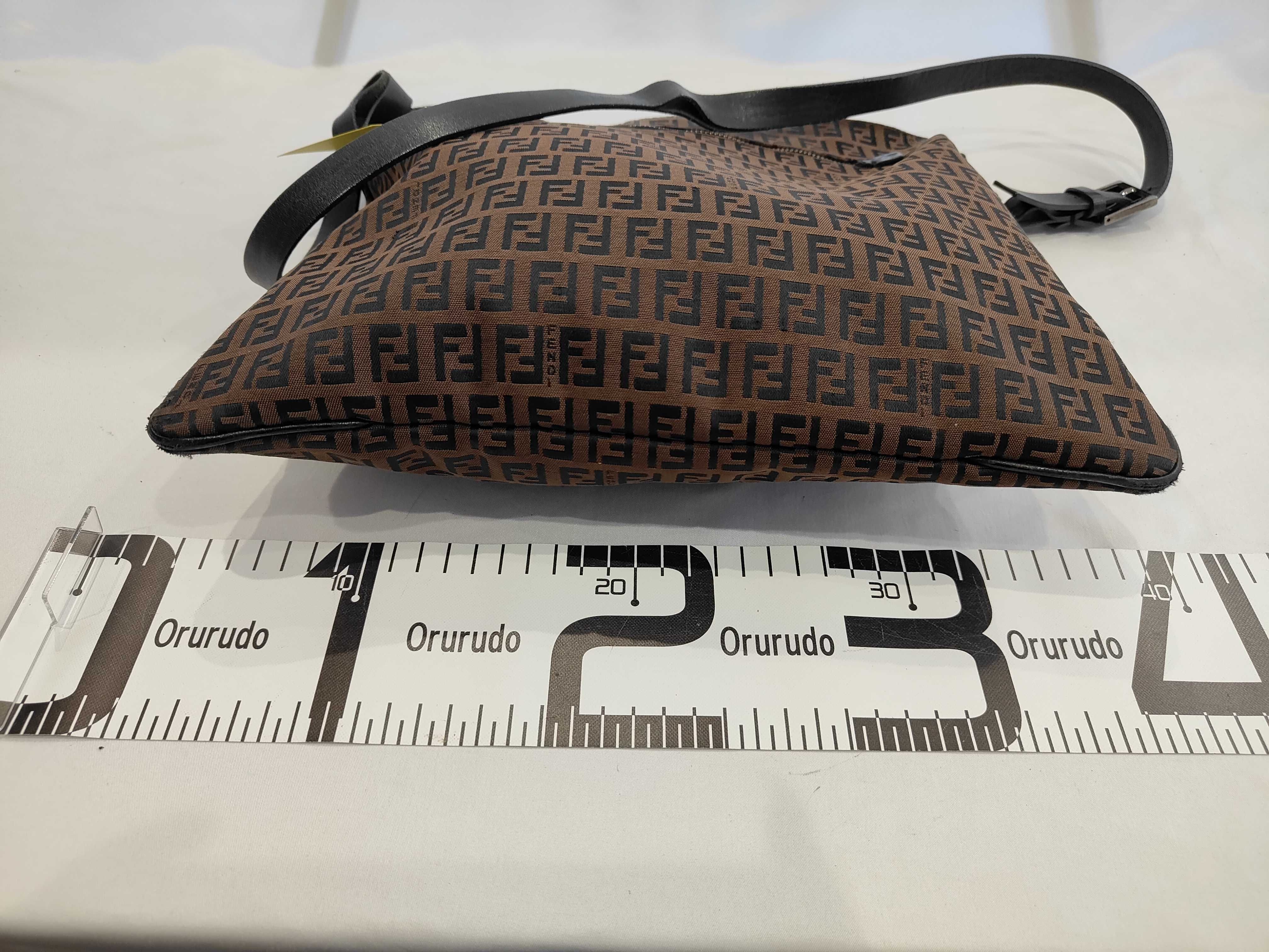 Zucca pattern shoulder bag, brown shoulder bag — view 2