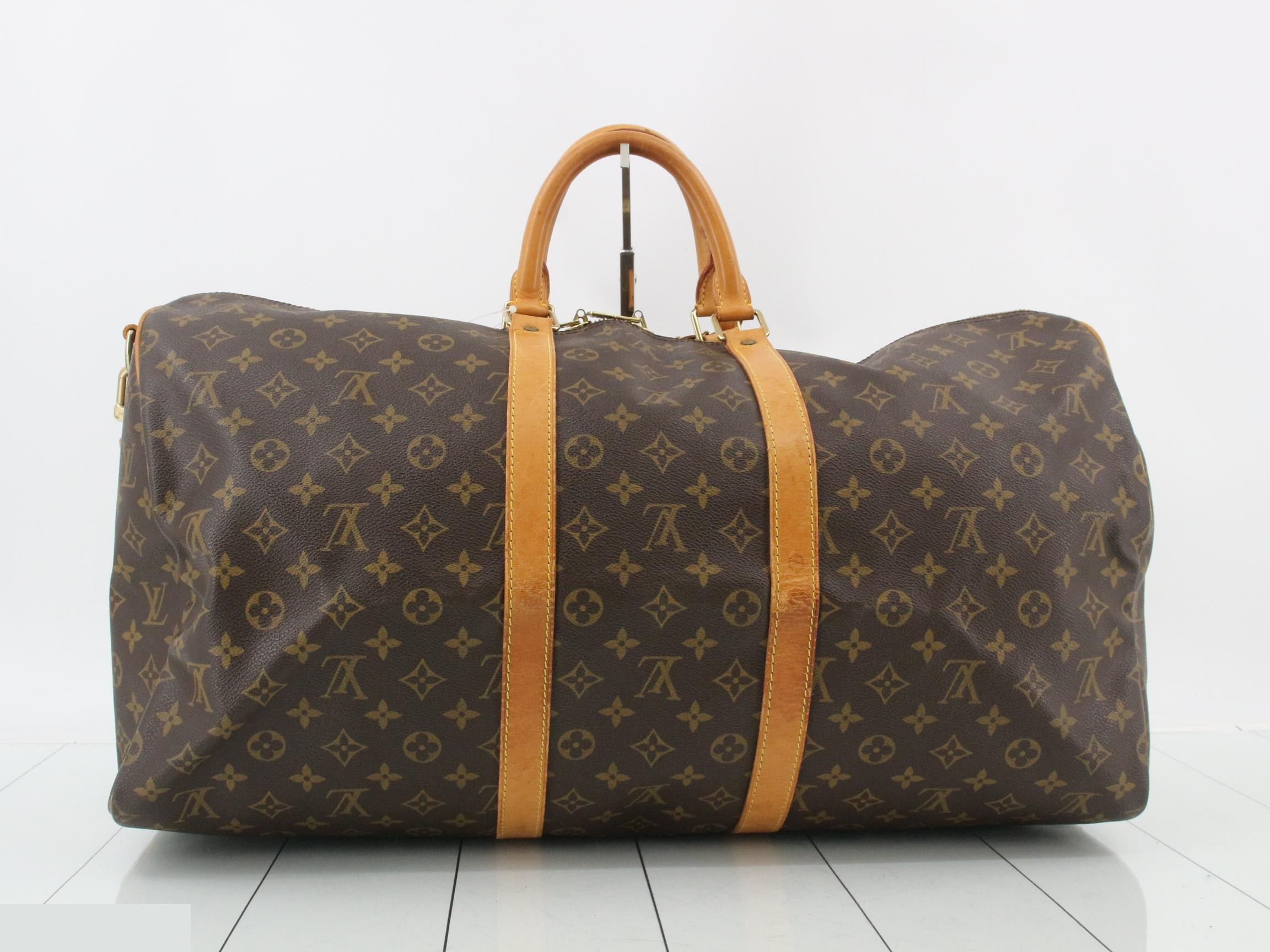 Monogram Boston bag with strap, Keepall Bandoulière 55 — view 2