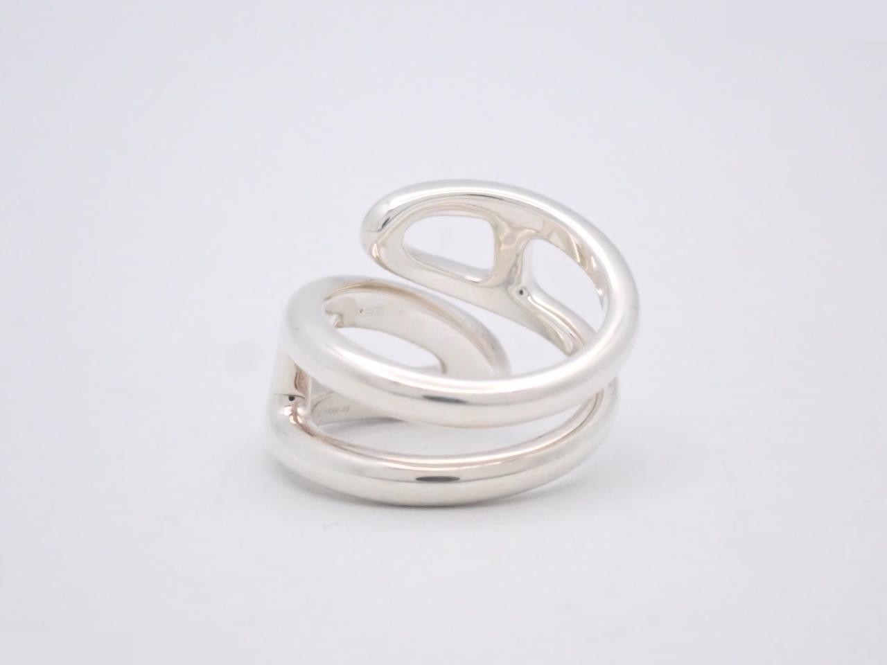 Chaine d'Ancre Twist Ring, Size 49, 925 Sterling Silver, 8.1g — view 2