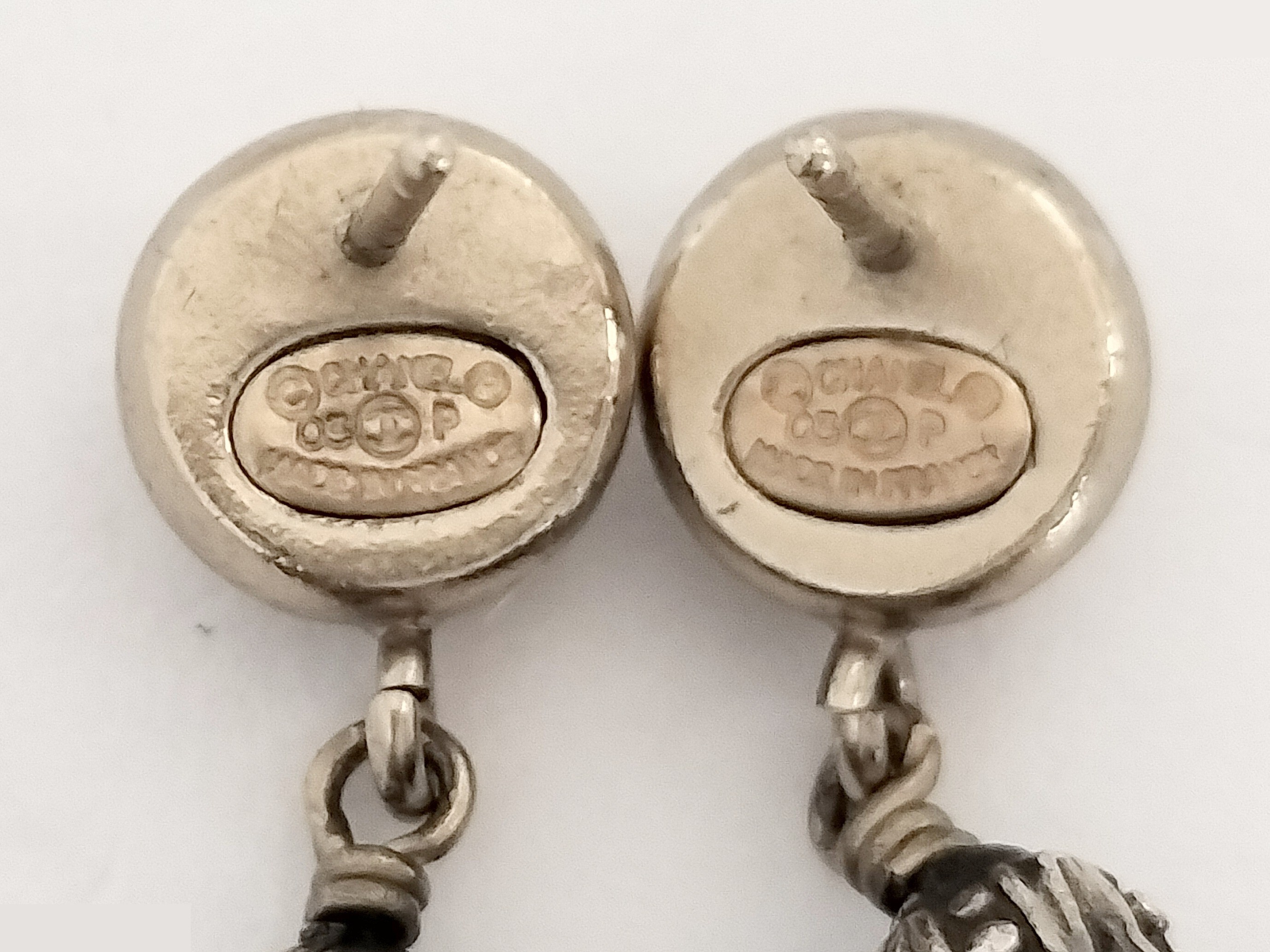 Coco F Pearl Gold Earrings — view 4