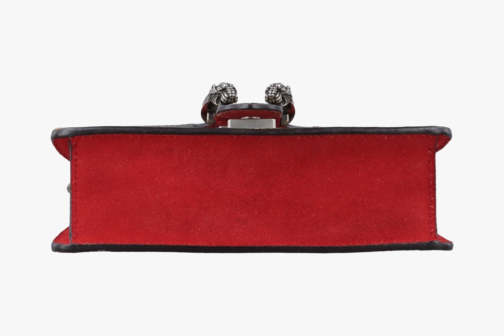 Dionysus PVC coated canvas x suede beige x red — view 3