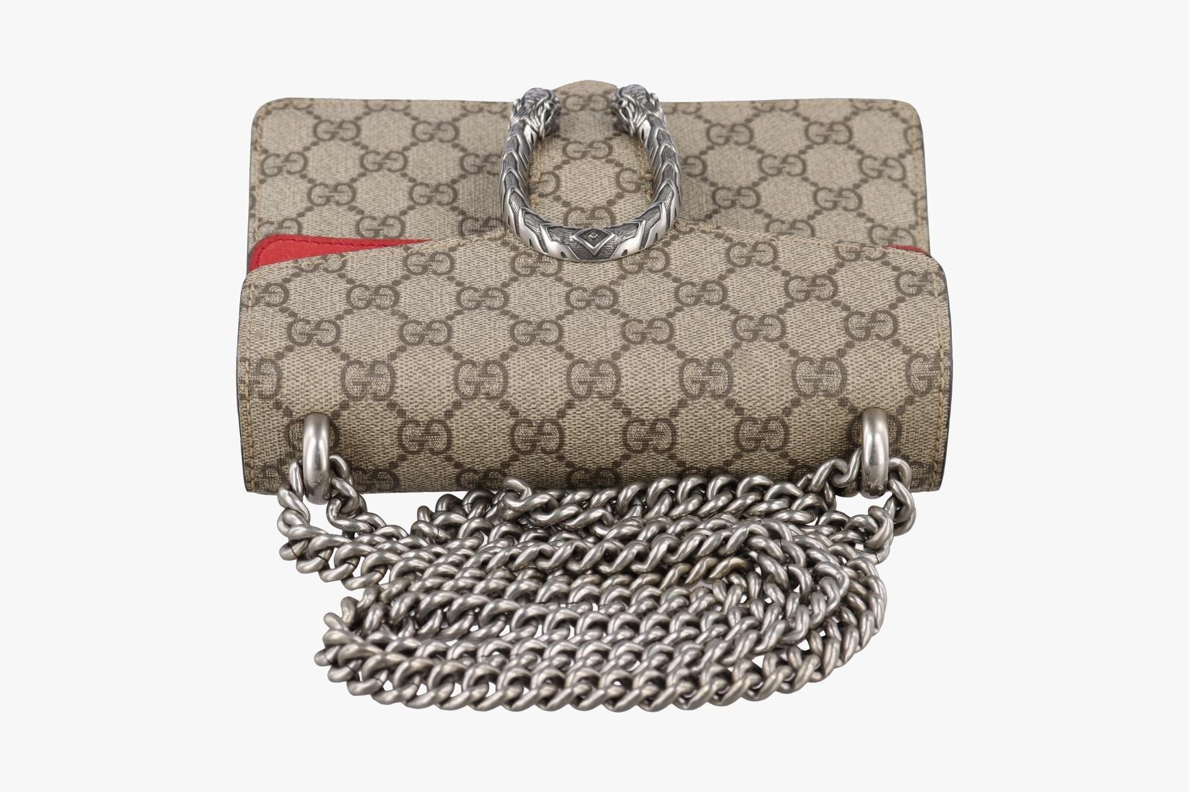 Dionysus PVC coated canvas x suede beige x red — view 5