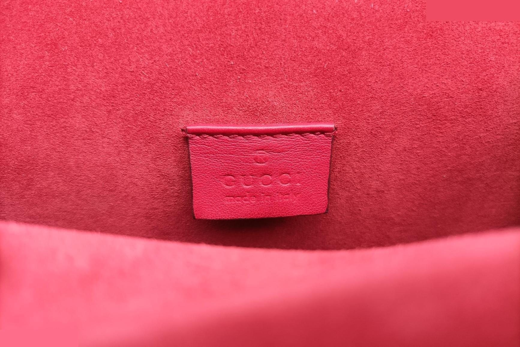 Dionysus PVC coated canvas x suede beige x red — view 7
