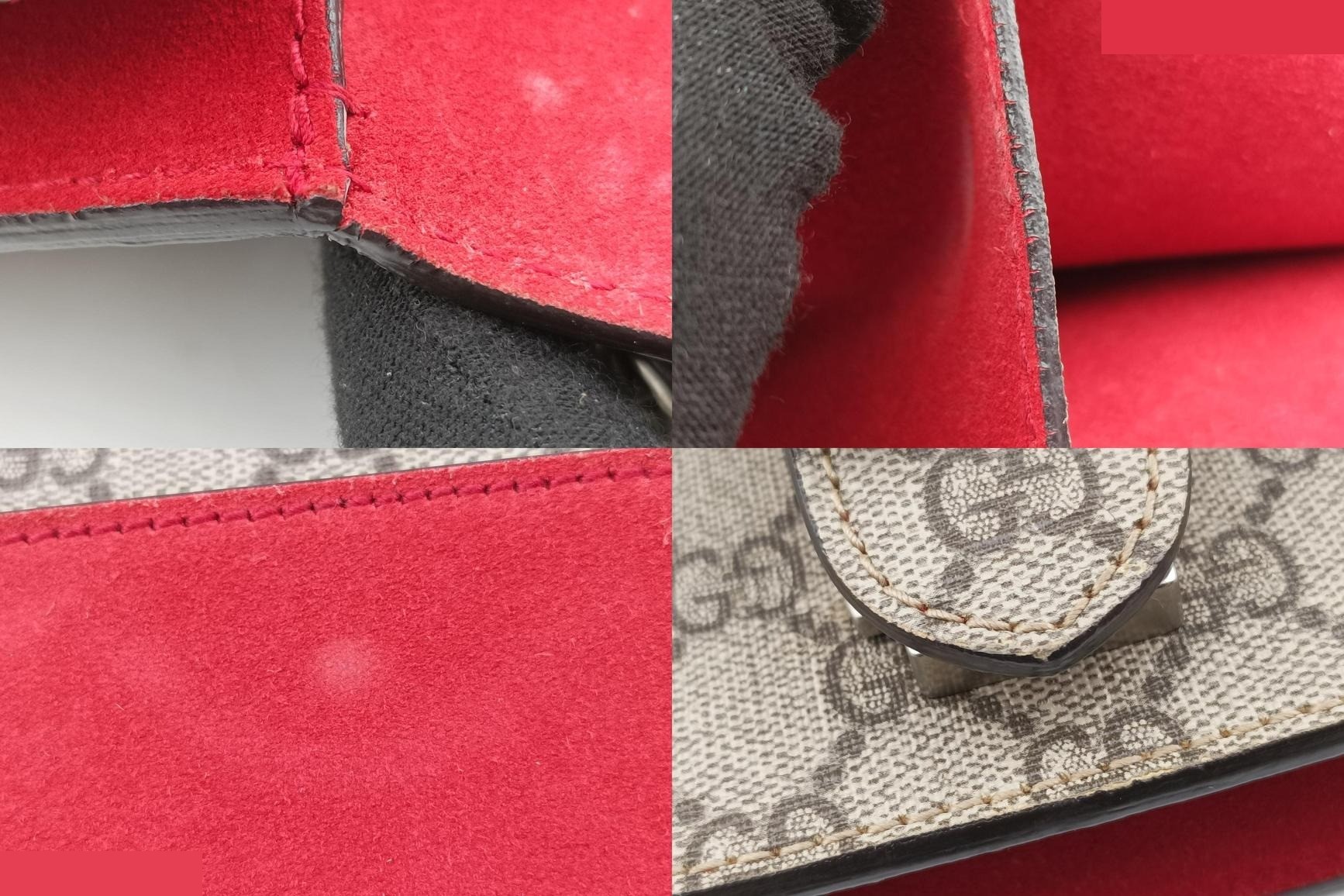 Dionysus PVC coated canvas x suede beige x red — view 10