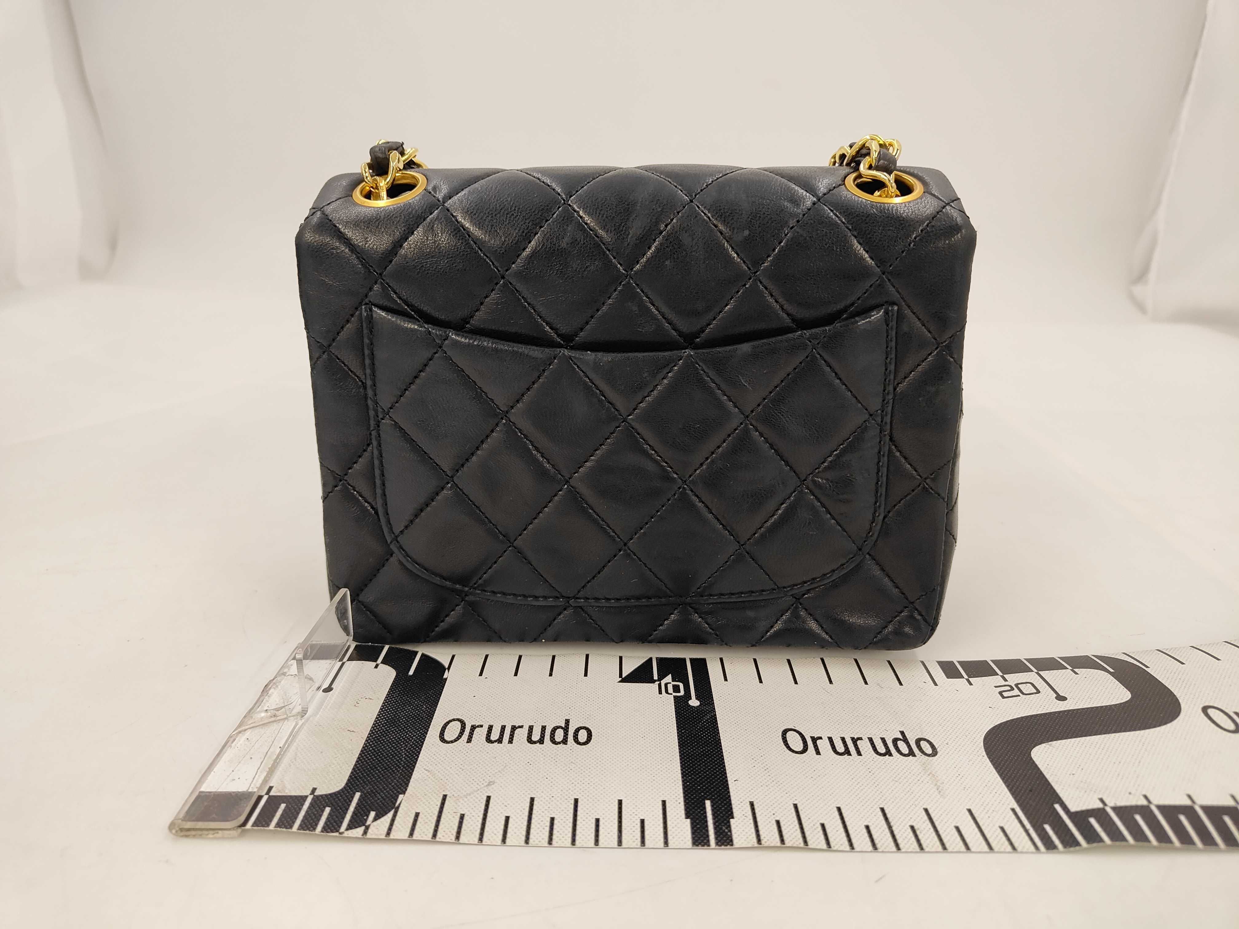 Matelassé Lambskin Black Mini Matelassé Chain Shoulder Bag (with Authenticity Card and Seal) — view 2